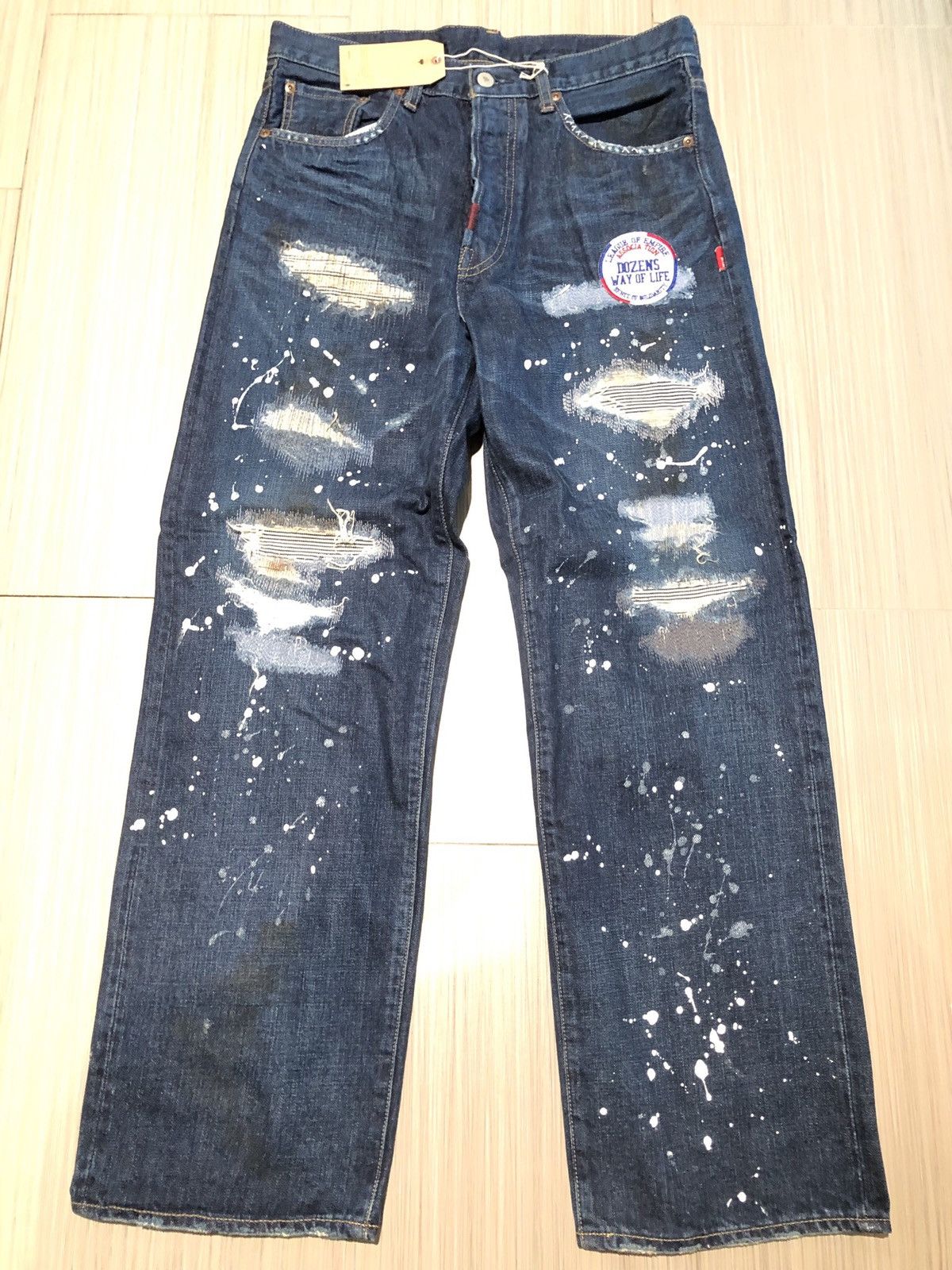 WTAPS neighborhood Denim trash 2 cargo Jeans