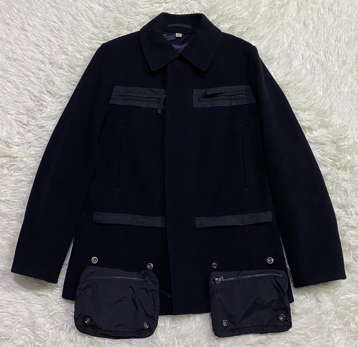 Uniqlo Uniqlo Acronym Inspired Wool Blend Detachable Pocket Jacket Size US S / EU 44-46 / 1 - 3 Thumbnail