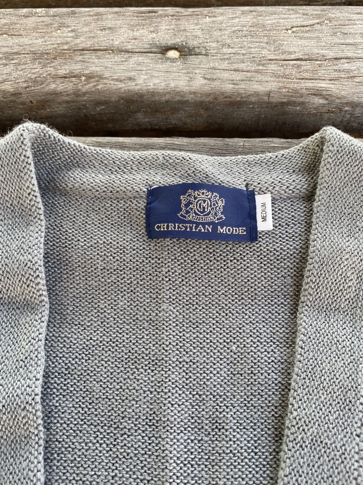 Other Christian Mode Sleeveless Sweater Cardigan Size US M / EU 48-50 / 2 - 13 Thumbnail
