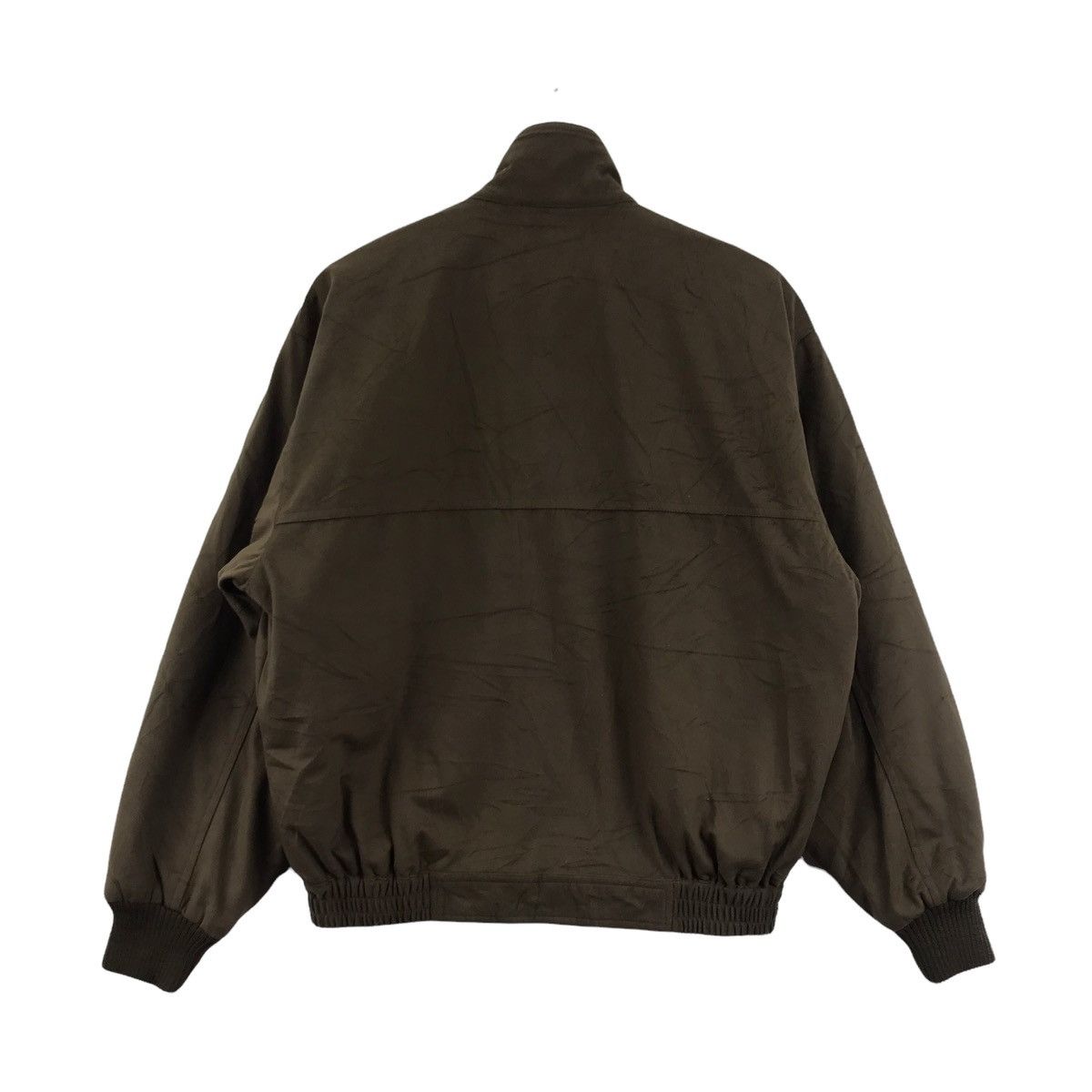 Vintage GIANNI VALENTINO ITALY Designer Bomber Wool Jacket Size US M / EU 48-50 / 2 - 7 Thumbnail