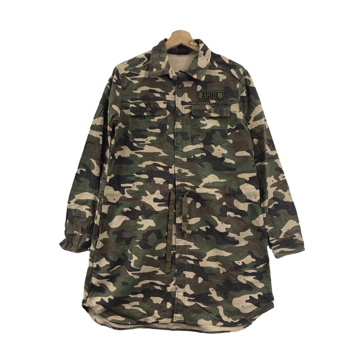 Vintage CARPE DIEM X-GIRL Skateboard Brand Camouflage Parka Jacket Size US S / EU 44-46 / 1 - 3 Thumbnail