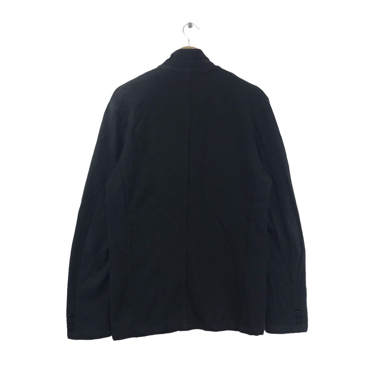 Japanese Brand SEMANTIC DESIGN Japanese Brand Black Plain Coat Jacket Size US S / EU 44-46 / 1 - 6 Thumbnail