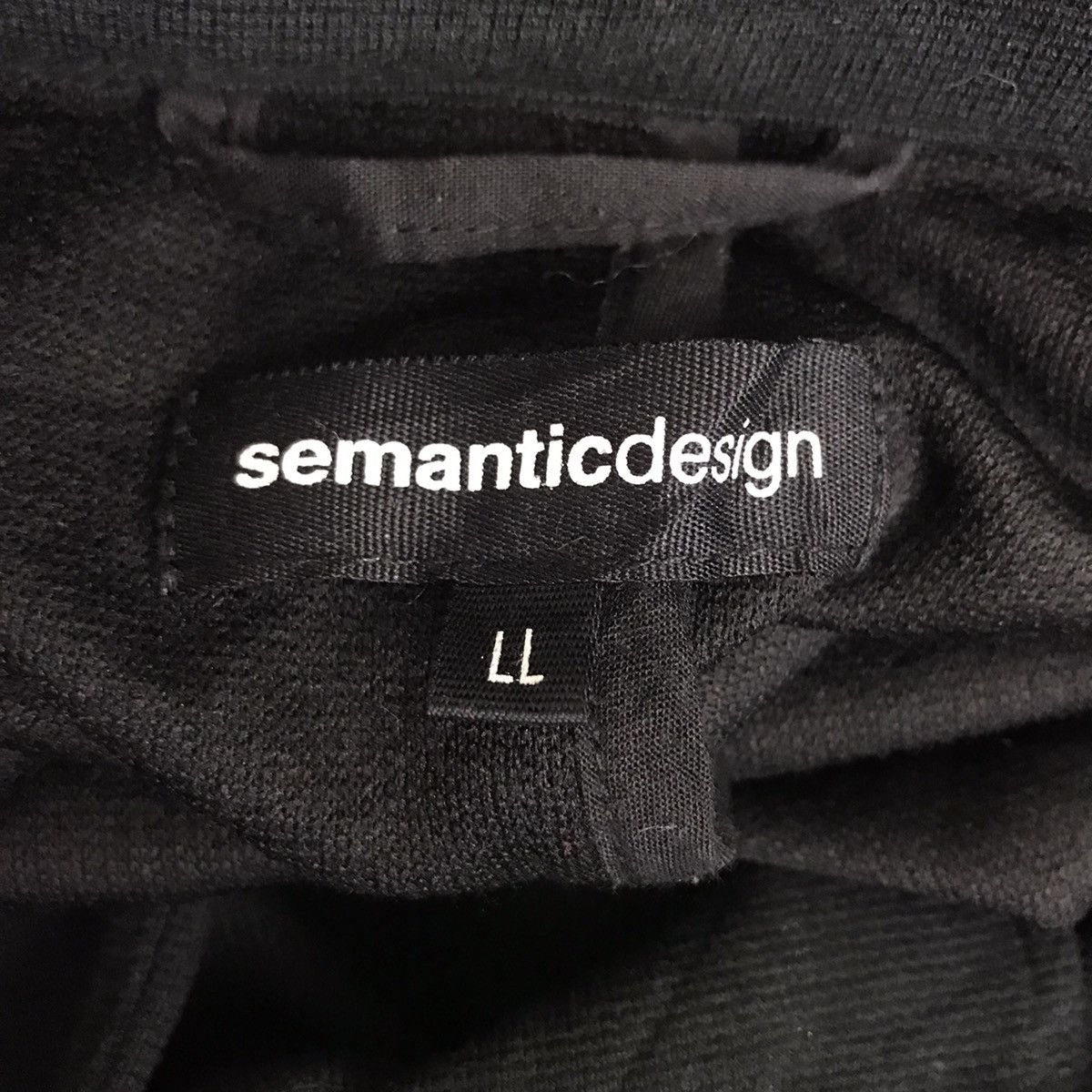 Japanese Brand SEMANTIC DESIGN Japanese Brand Black Plain Coat Jacket Size US S / EU 44-46 / 1 - 3 Thumbnail