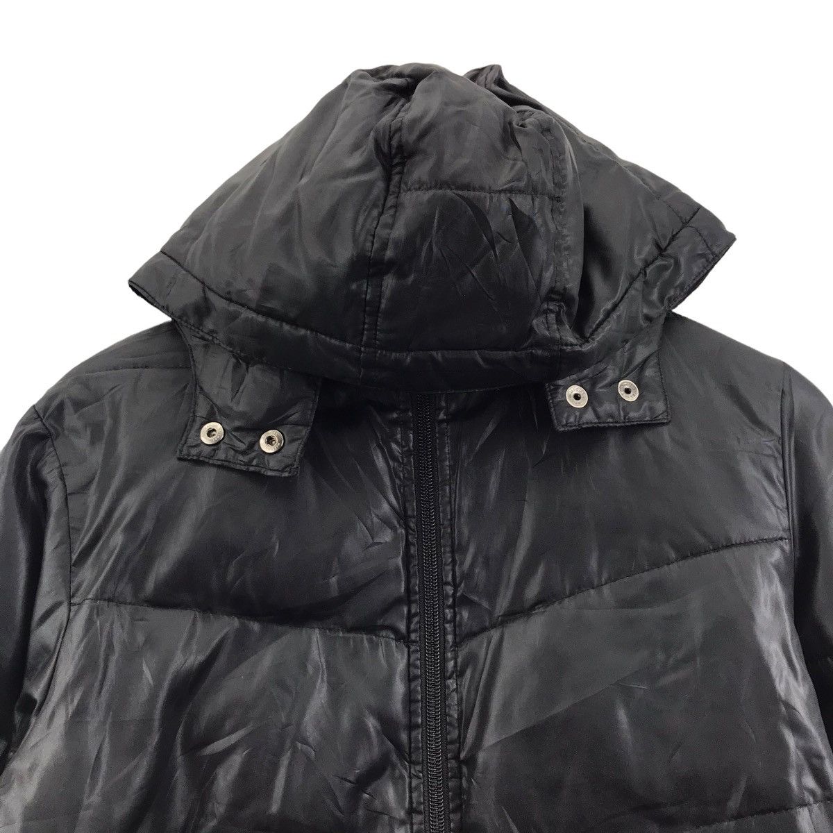 Von Dutch VON DUTCH Streetwear Black Puffer Hooded Jacket Size US M / EU 48-50 / 2 - 2 Thumbnail