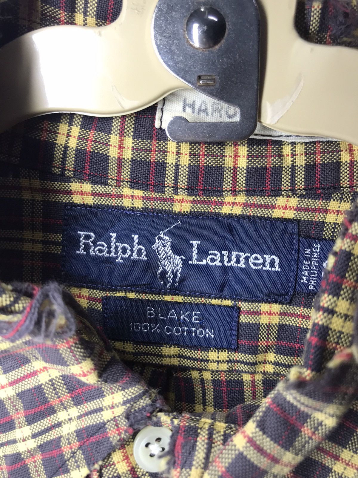 Polo Ralph Lauren × Ralph Lauren Polo Ralph Lauren small logo distressed button shirt Size US M / EU 48-50 / 2 - 3 Thumbnail