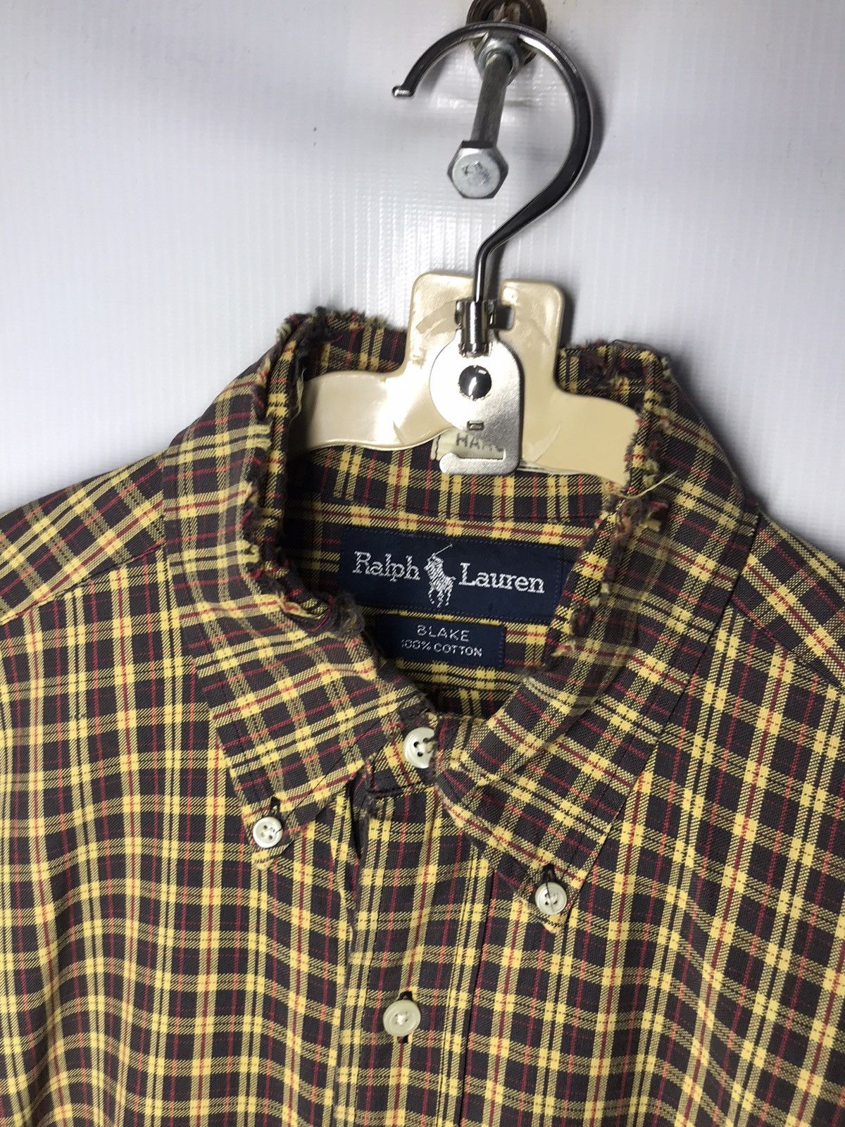 Polo Ralph Lauren × Ralph Lauren Polo Ralph Lauren small logo distressed button shirt Size US M / EU 48-50 / 2 - 4 Thumbnail