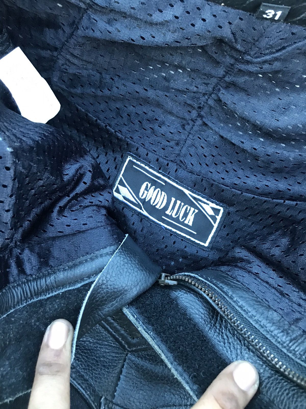 Leather × Sports Specialties 🔥BEST OFFER 🔥Leather pant racing bike distressed Size US 31 - 4 Thumbnail