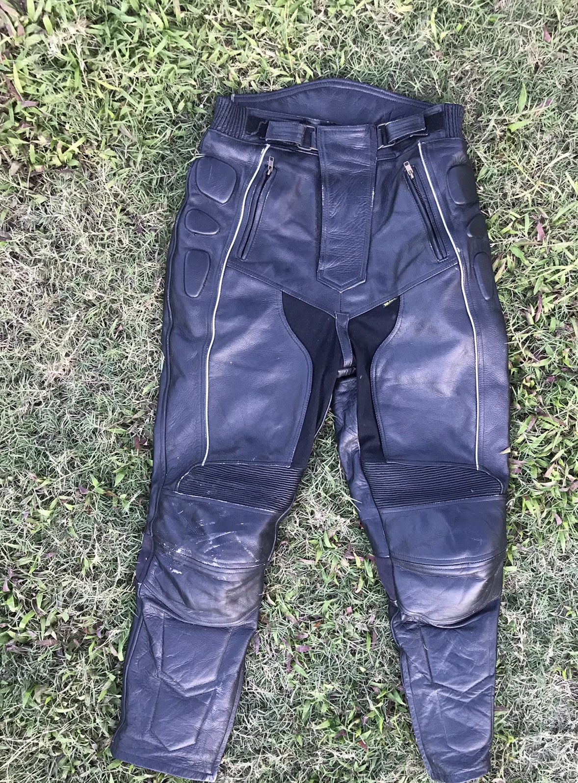 Leather × Sports Specialties 🔥BEST OFFER 🔥Leather pant racing bike distressed Size US 31 - 1 Thumbnail