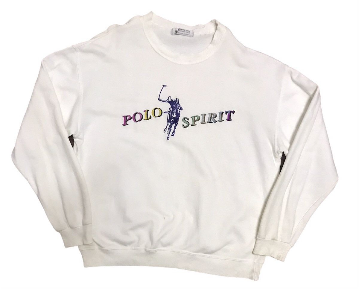 Beverly Hills Polo Club × Vintage Vintage polo spirit spellout crewneck Size US M / EU 48-50 / 2 - 1 Thumbnail