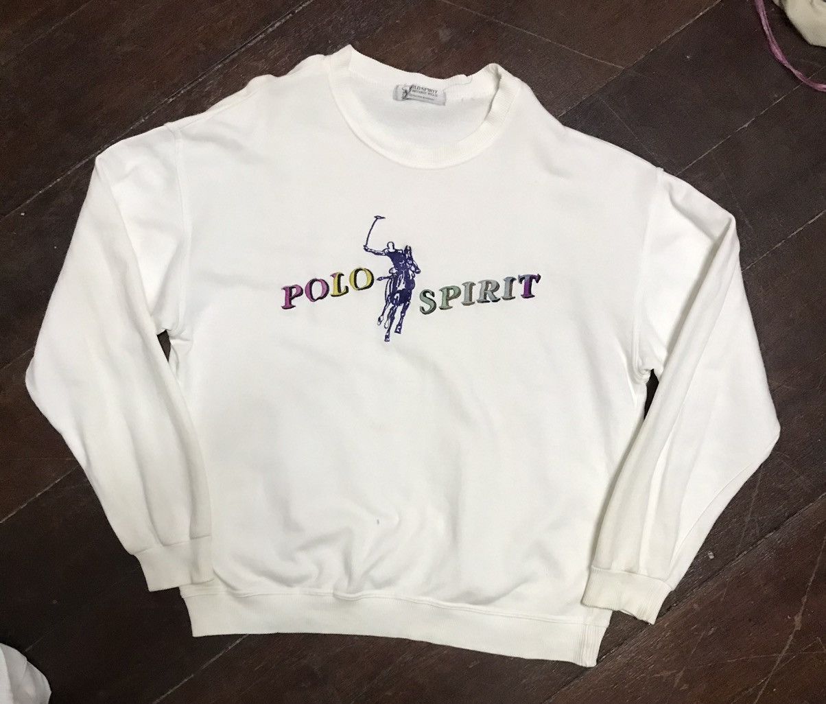 Beverly Hills Polo Club × Vintage Vintage polo spirit spellout crewneck Size US M / EU 48-50 / 2 - 6 Thumbnail