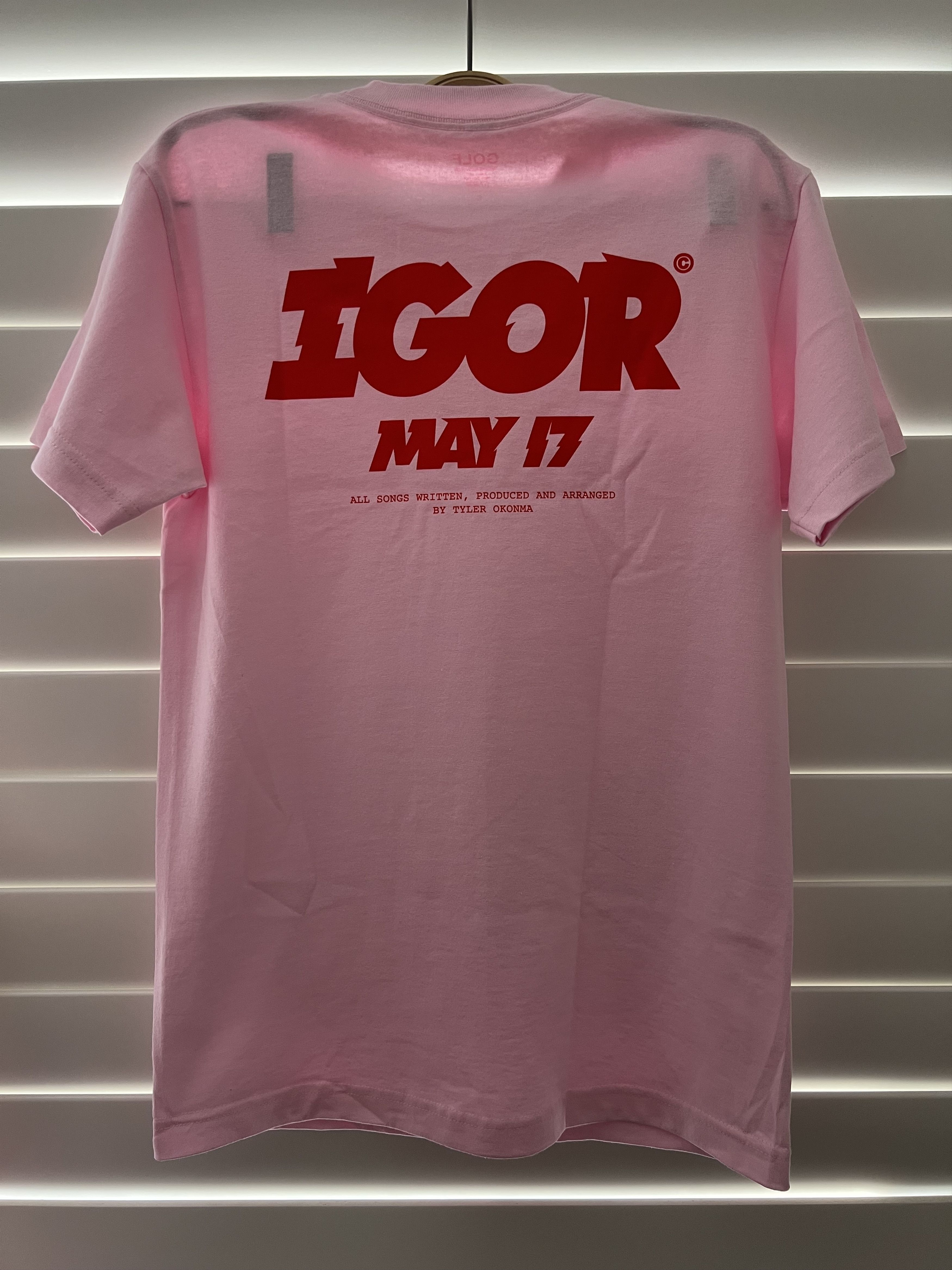 Golf Wang × Tyler The Creator 💚 2019 Golf Wang Igor Release Day Logo Tee Pink Small NEW Size US S / EU 44-46 / 1 - 3 Thumbnail