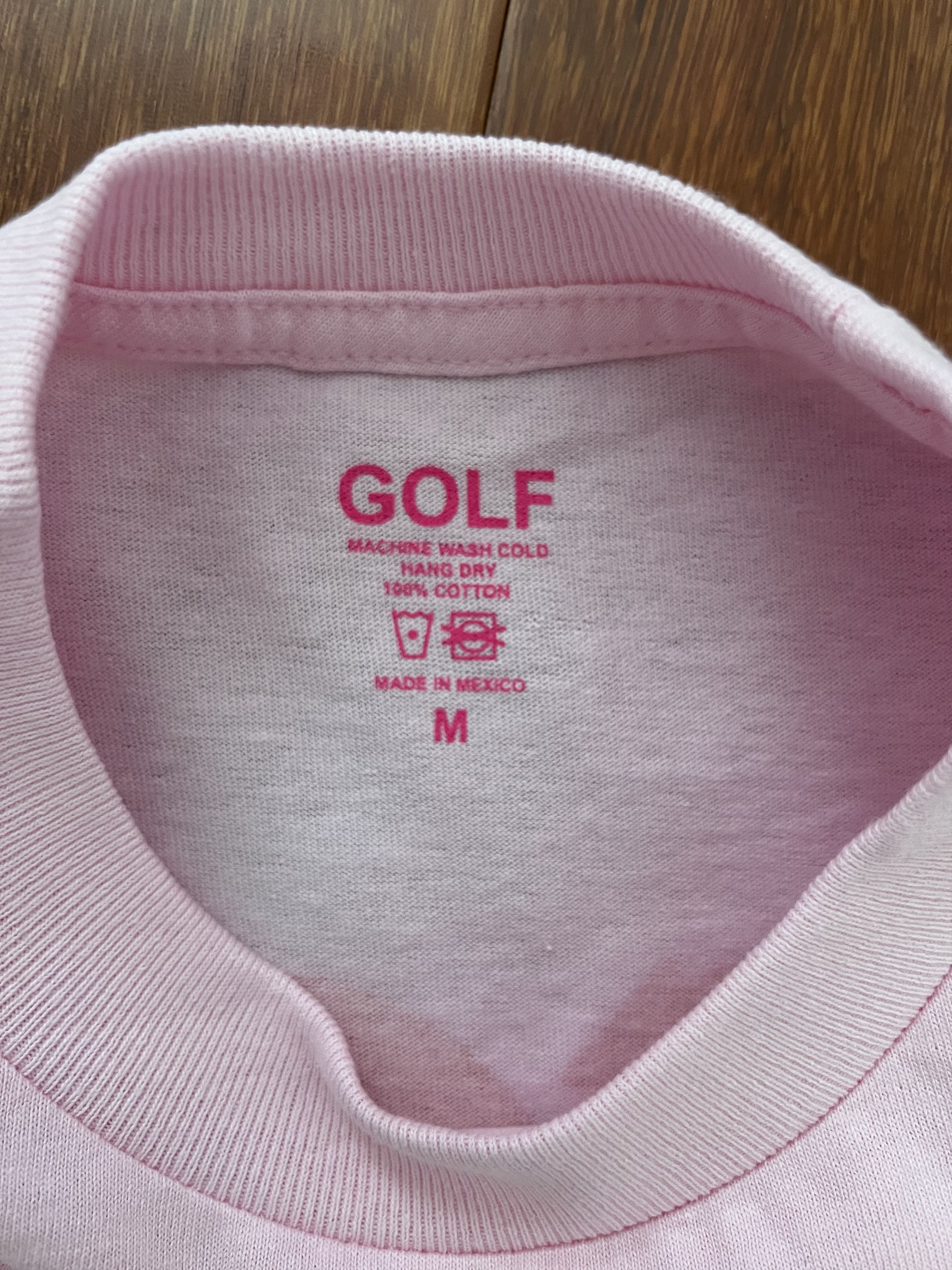 Golf Wang × Tyler The Creator 💚 2019 Golf Wang Igor Release Day Logo Tee Pink Medium NEW Size US M / EU 48-50 / 2 - 6 Thumbnail