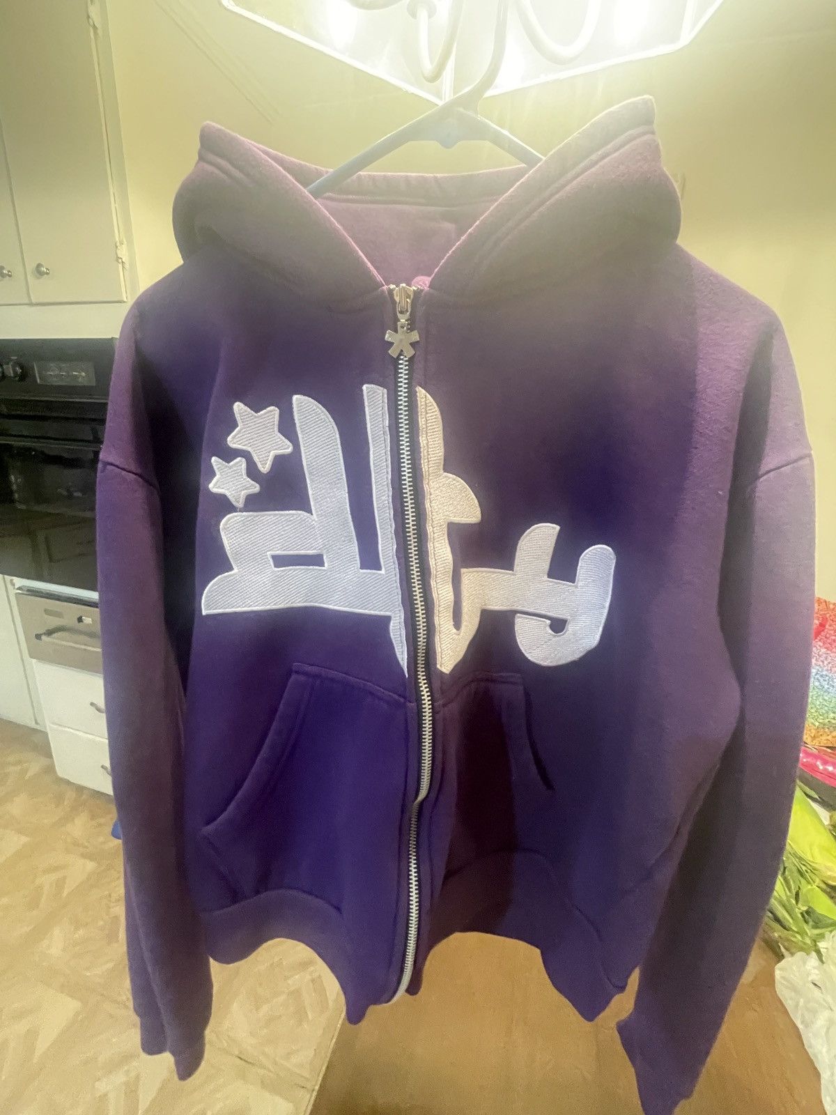 Divide The Youth Purple DTY zip up hoodie Size US M / EU 48-50 / 2 - 2 Thumbnail
