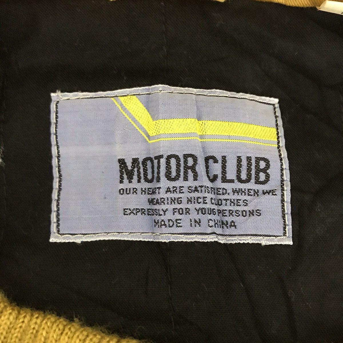 Vintage MEMBER’S MOTORCLUB TEAM Racing Team FormulaOne Bomber Jacket Size US L / EU 52-54 / 3 - 6 Thumbnail
