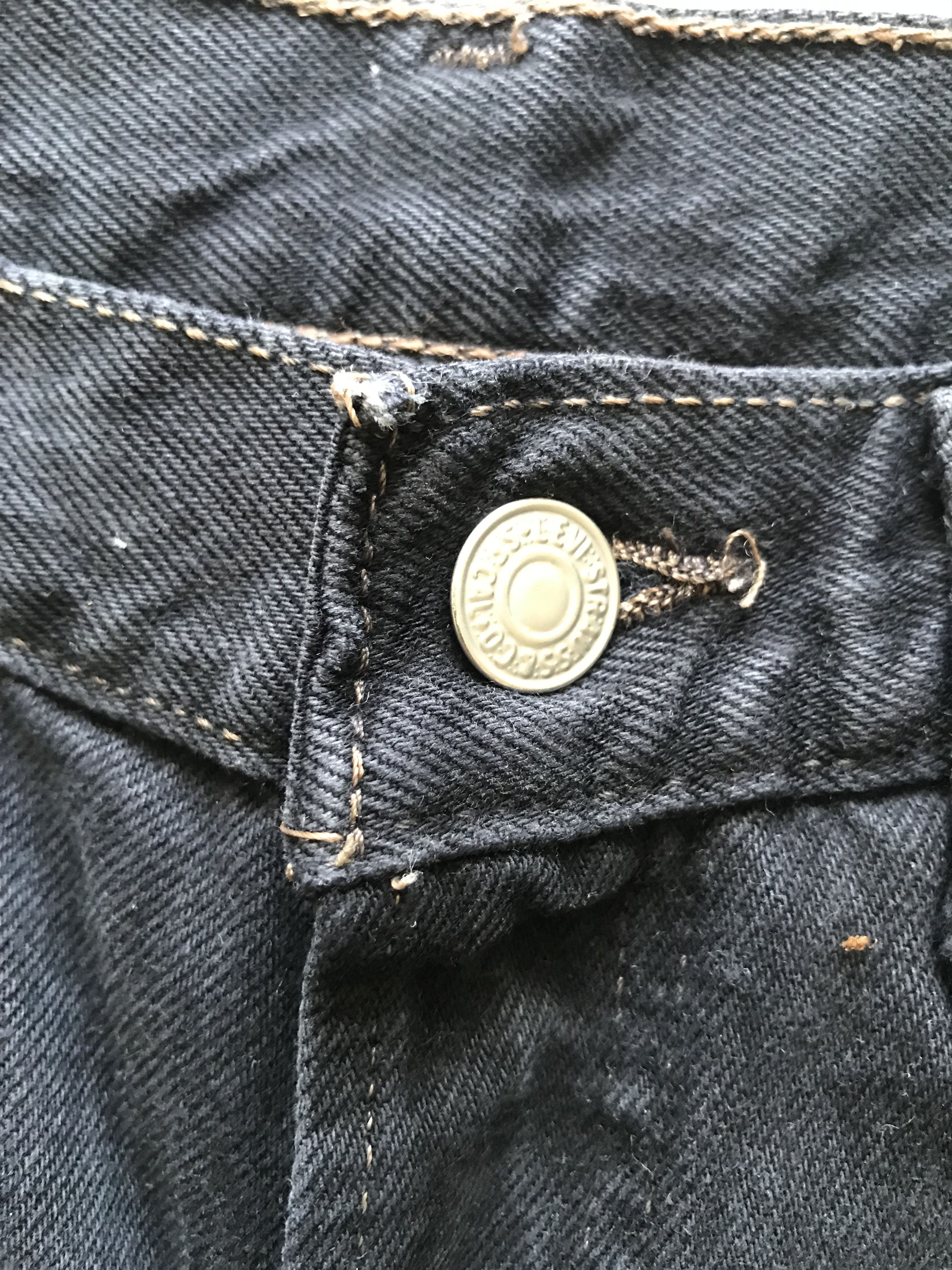 Levi's Vintage 90s Levis 501 Charcoal Black Denim Size US 29 - 5 Thumbnail