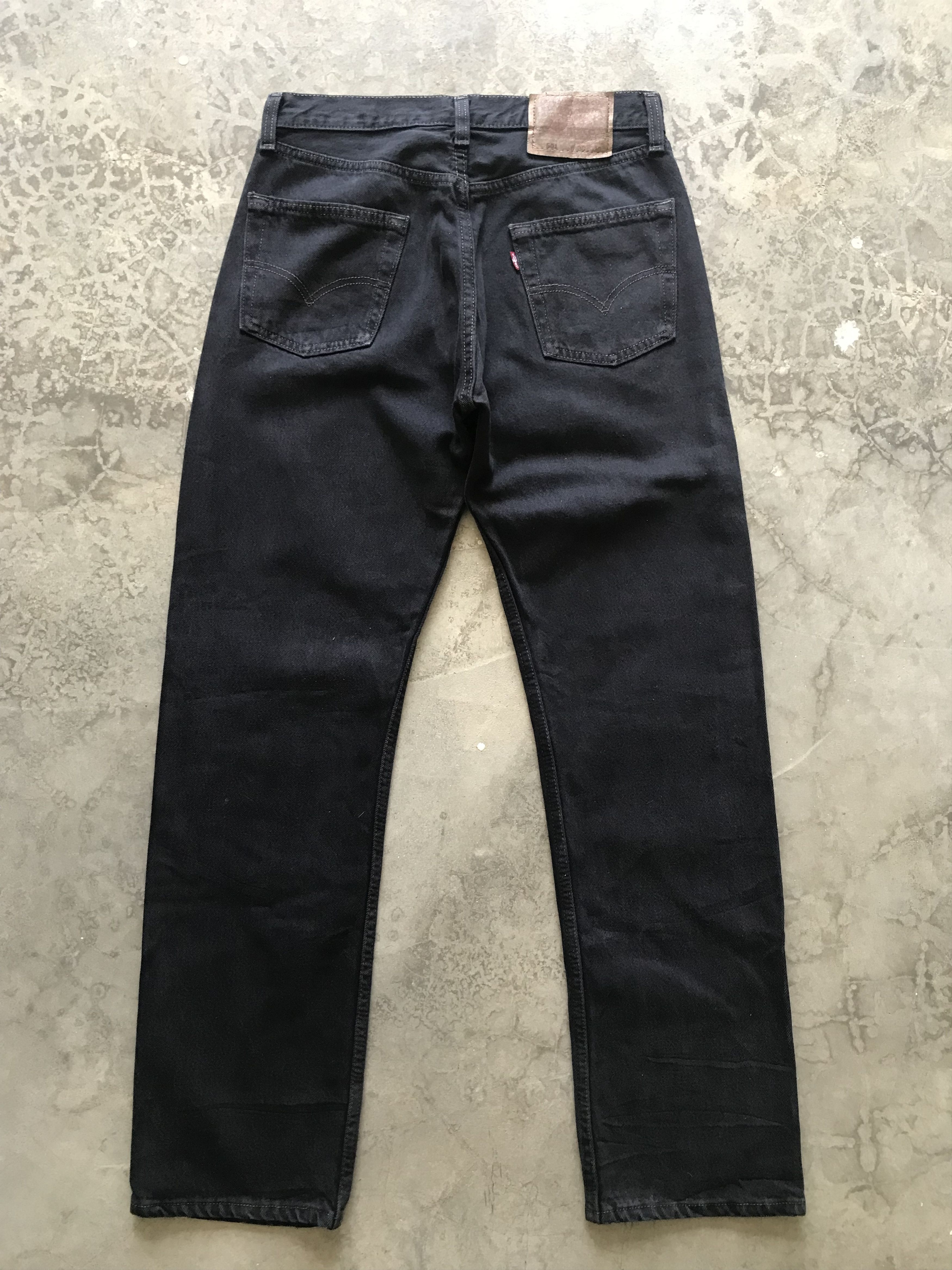 Levi's Vintage 90s Levis 501 Charcoal Black Denim Size US 29 - 2 Thumbnail