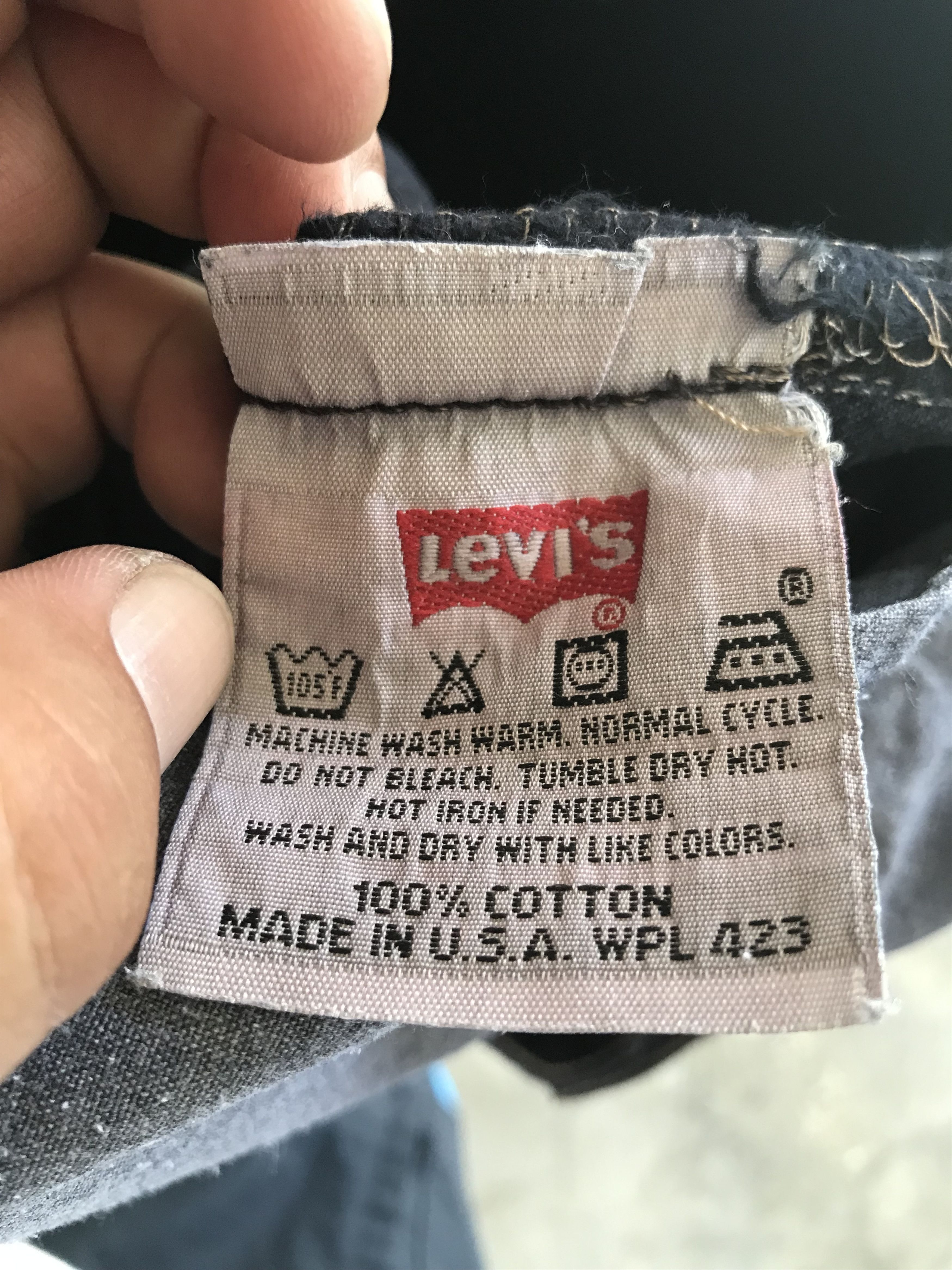 Levi's Vintage 90s Levis 501 Charcoal Black Denim Size US 29 - 13 Thumbnail