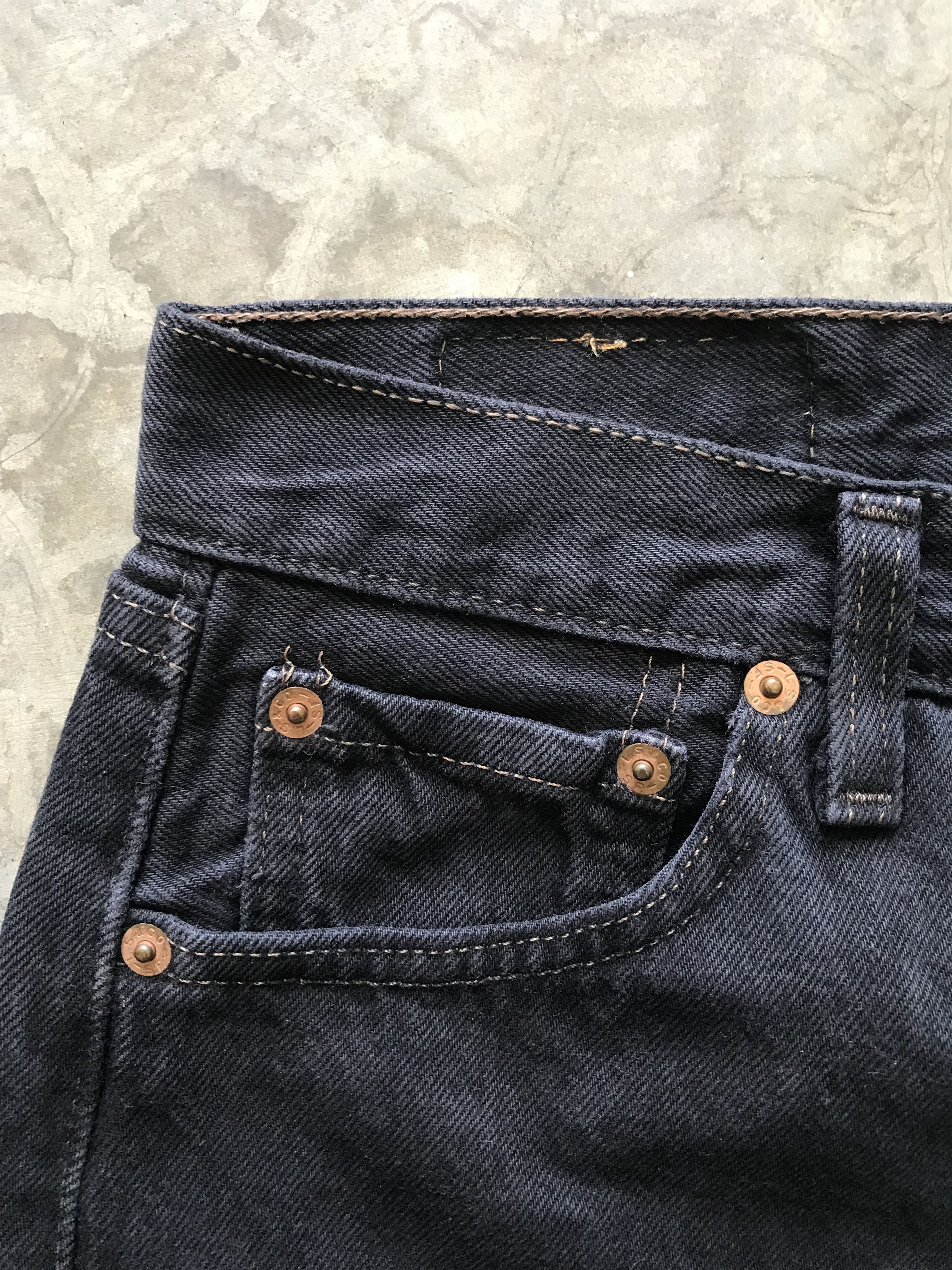 Levi's Vintage 90s Levis 501 Charcoal Black Denim Size US 29 - 7 Thumbnail