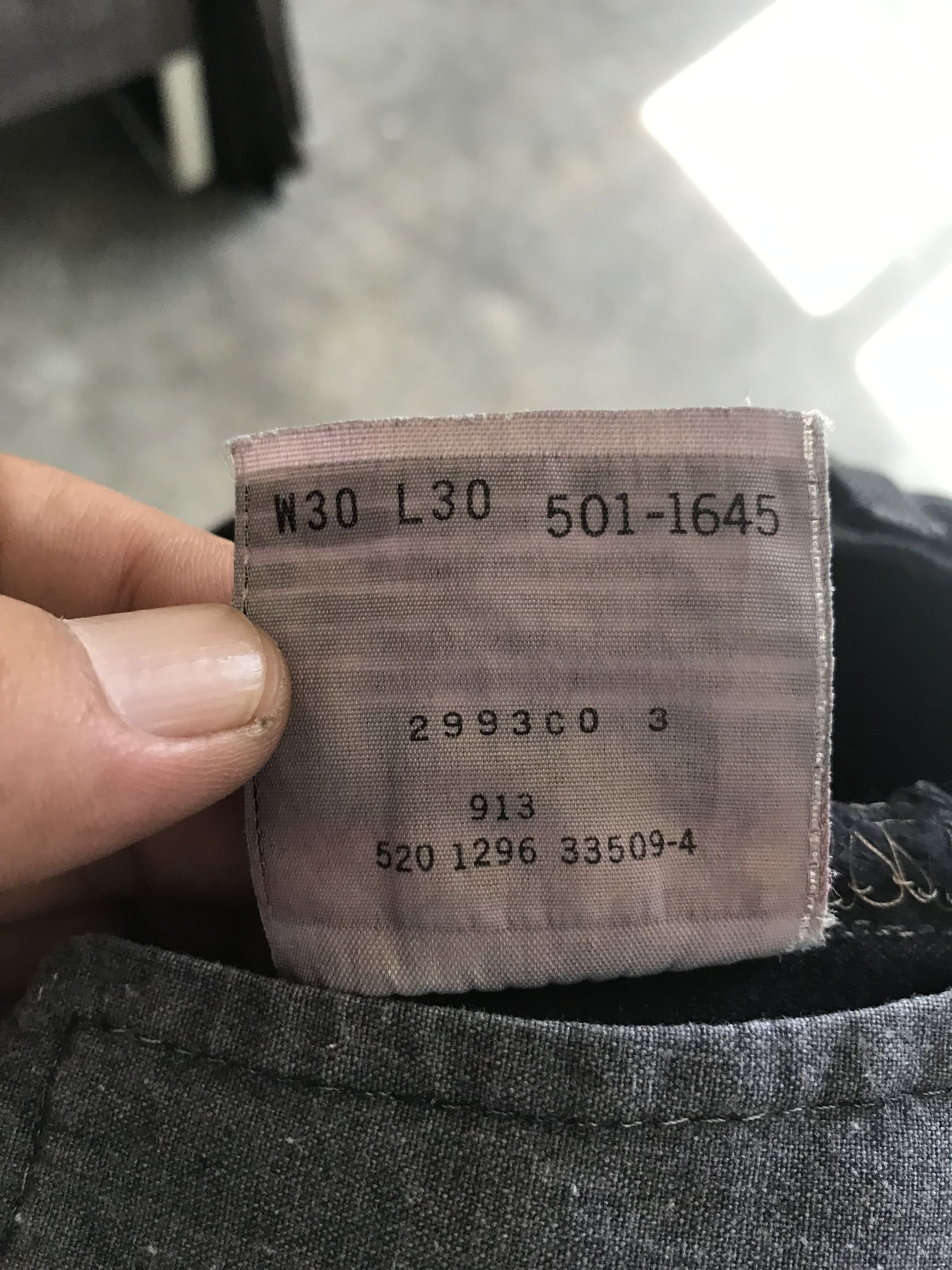 Levi's Vintage 90s Levis 501 Charcoal Black Denim Size US 29 - 12 Thumbnail
