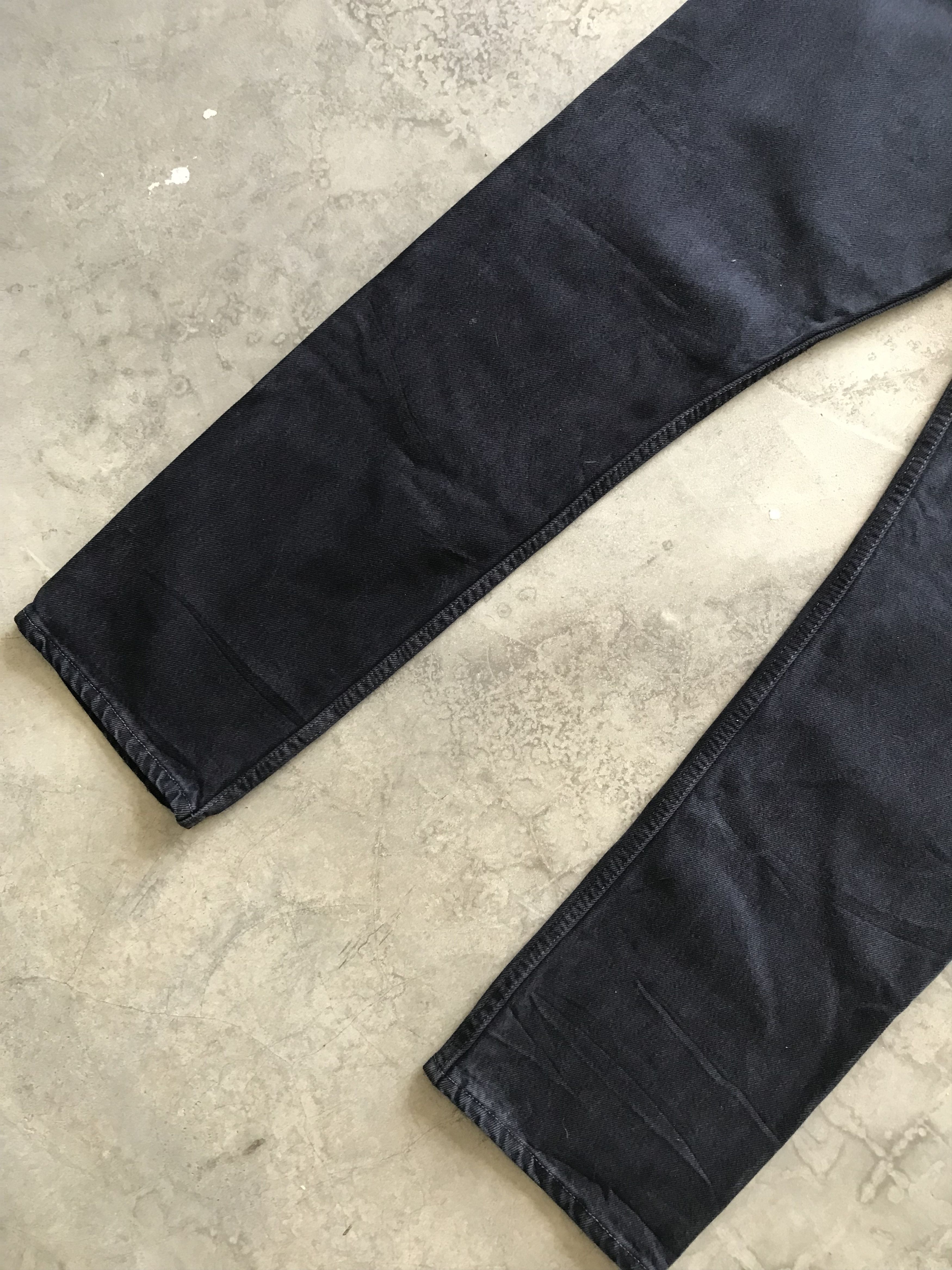 Levi's Vintage 90s Levis 501 Charcoal Black Denim Size US 29 - 11 Thumbnail