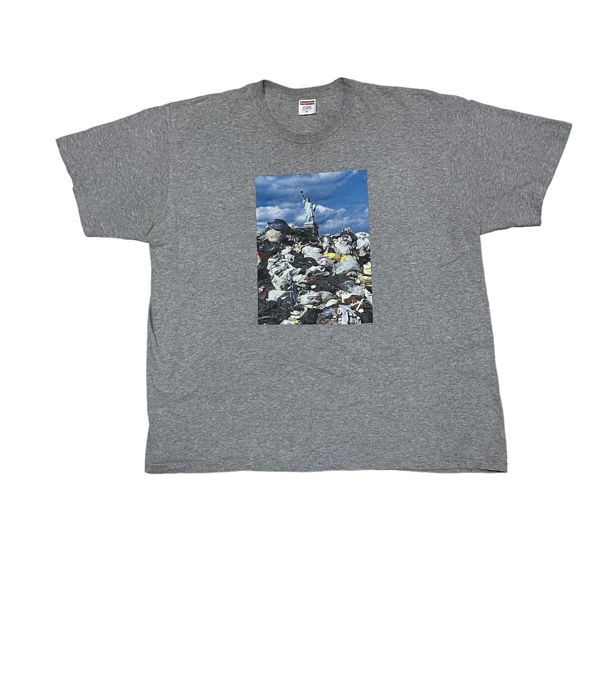 【SUPREME】 Trash T-Shirt White - 23SS Supreme Trash Tee (SS23) - $40