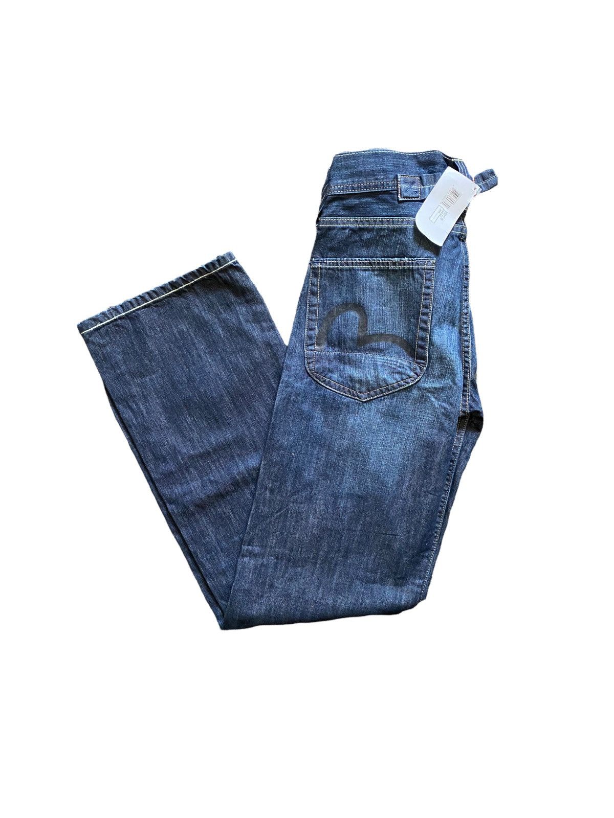 Evisu × Japanese Brand × Puma Evisu x Puma Buckle back Dark Washed Denim Size US 30 / EU 46 - 3 Thumbnail
