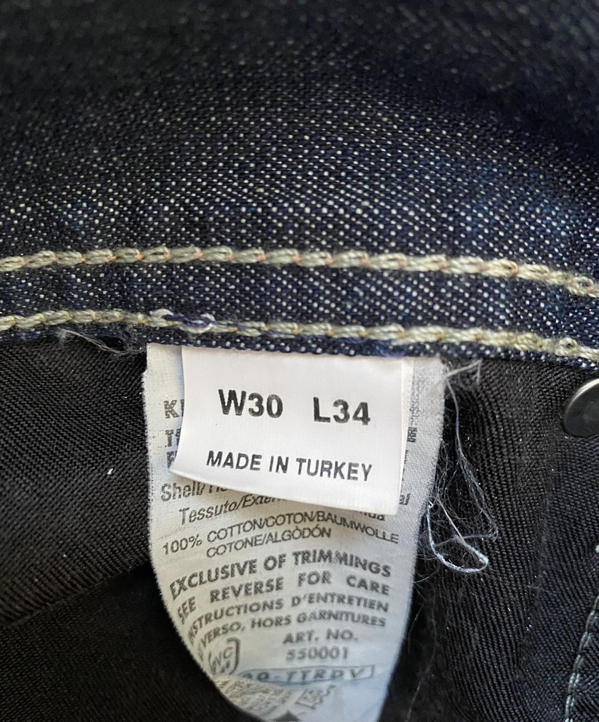 Evisu × Japanese Brand × Puma Evisu x Puma Buckle back Dark Washed Denim Size US 30 / EU 46 - 5 Thumbnail