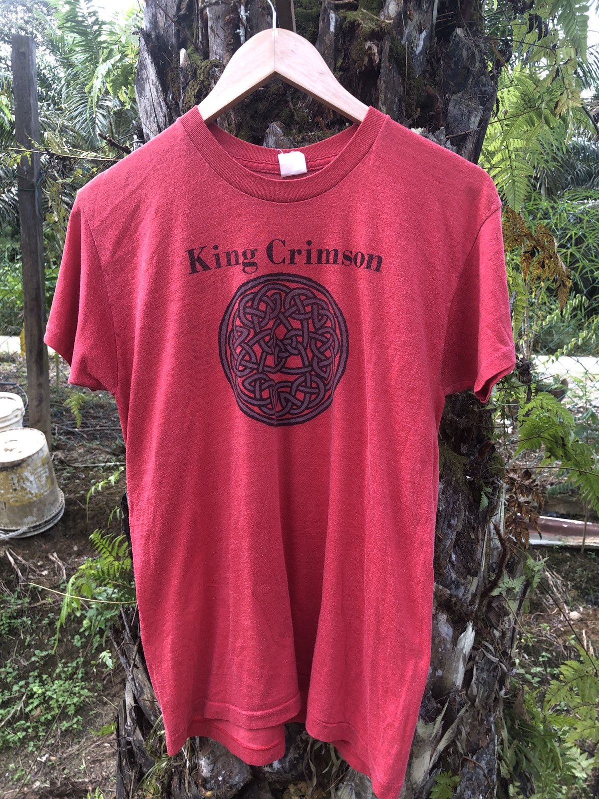 80s 公式 キングクリムゾン ビンテージ Tシャツ ロック Discipline 80s