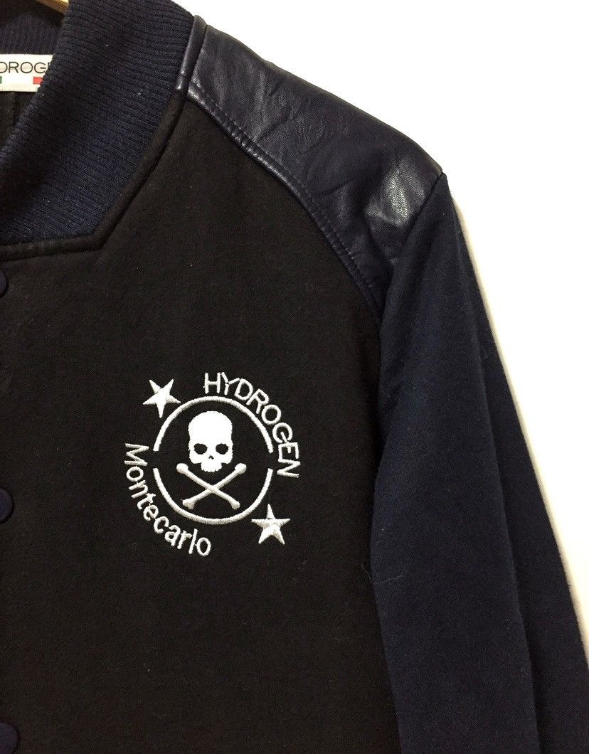 Japanese Brand 🔥delete today🔥Hydrogen Montecarlo X Skull Varsity Jacket Size US XL / EU 56 / 4 - 3 Thumbnail