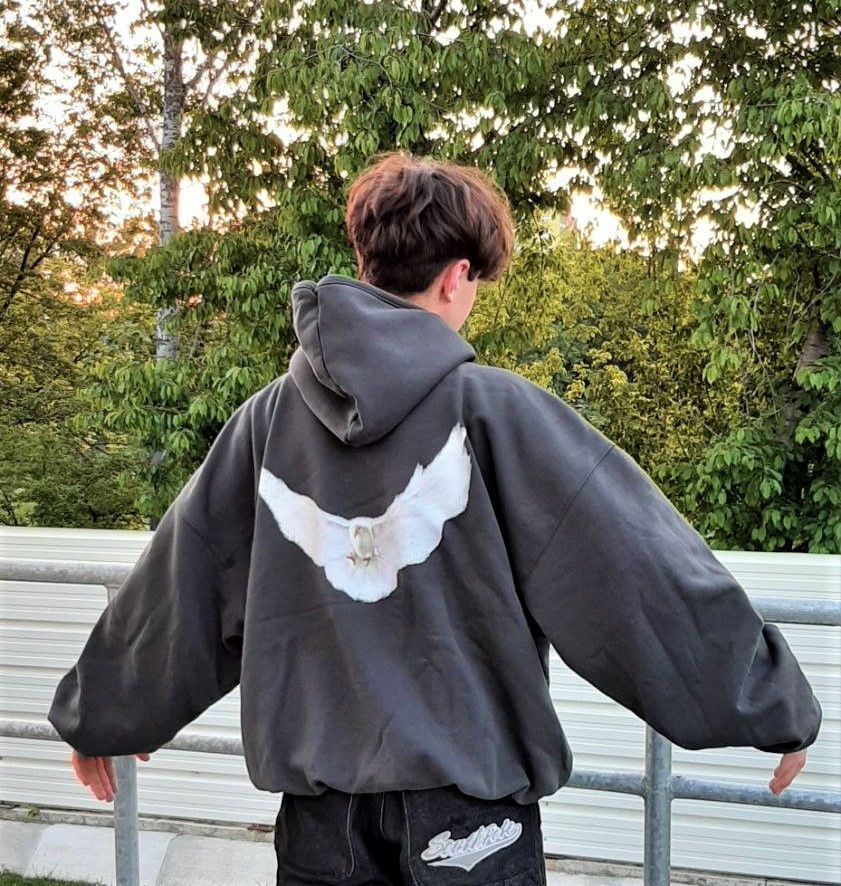 Yeezy Gap Engineered by Balenciaga Dove Hoodie Black Men's