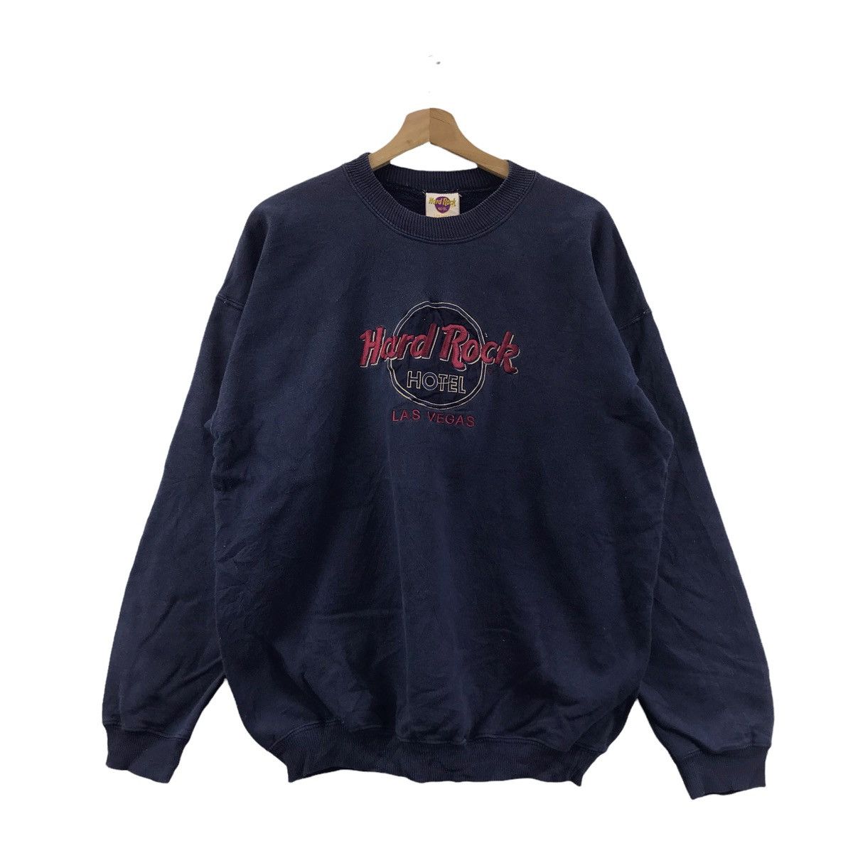 Hard Rock Cafe Vintage HARD ROCK HOTEL Las Vegas Embroidered BlueSweatshirt Size US L / EU 52-54 / 3 - 1 Thumbnail