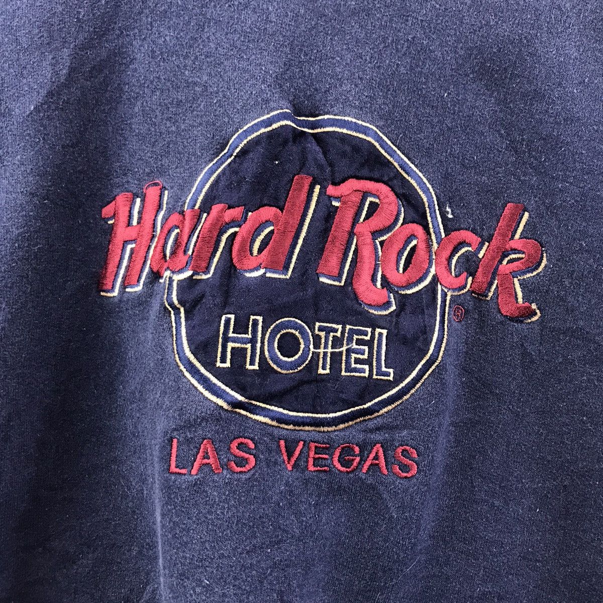 Hard Rock Cafe Vintage HARD ROCK HOTEL Las Vegas Embroidered BlueSweatshirt Size US L / EU 52-54 / 3 - 3 Thumbnail