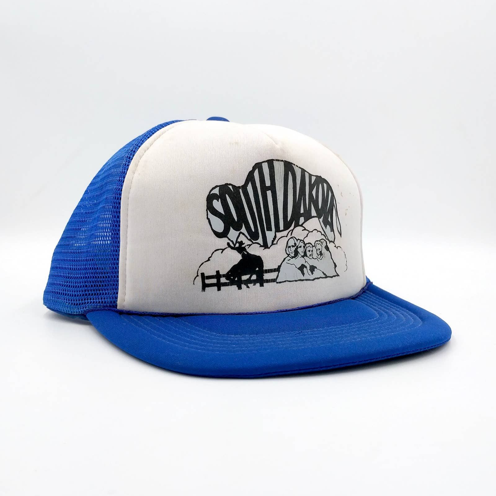 Vintage Vintage South Dakota Snapback Trucker Hat Mesh MT Rushmore Size ONE SIZE - 1 Thumbnail