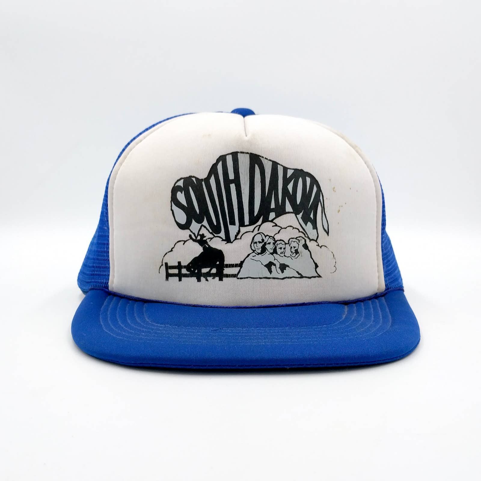 Vintage Vintage South Dakota Snapback Trucker Hat Mesh MT Rushmore Size ONE SIZE - 2 Thumbnail