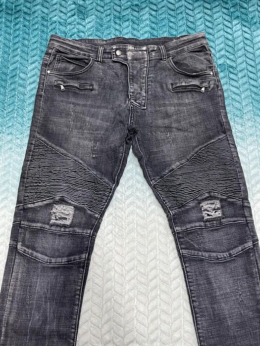 Japanese Brand × Vintage Rare Design❗️Distressed Denim multi zipper Size US 34 / EU 50 - 2 Thumbnail