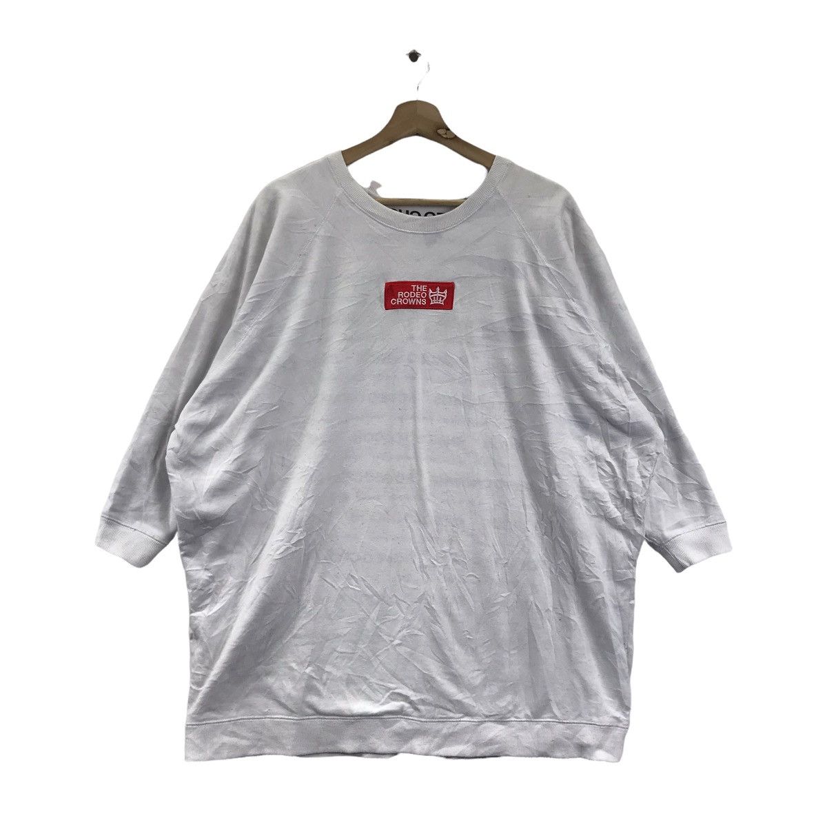 Other RODEO CROWN RCWB Overprint Reversible Oversize Sweatshirt Size US XXL / EU 58 / 5 - 5 Thumbnail