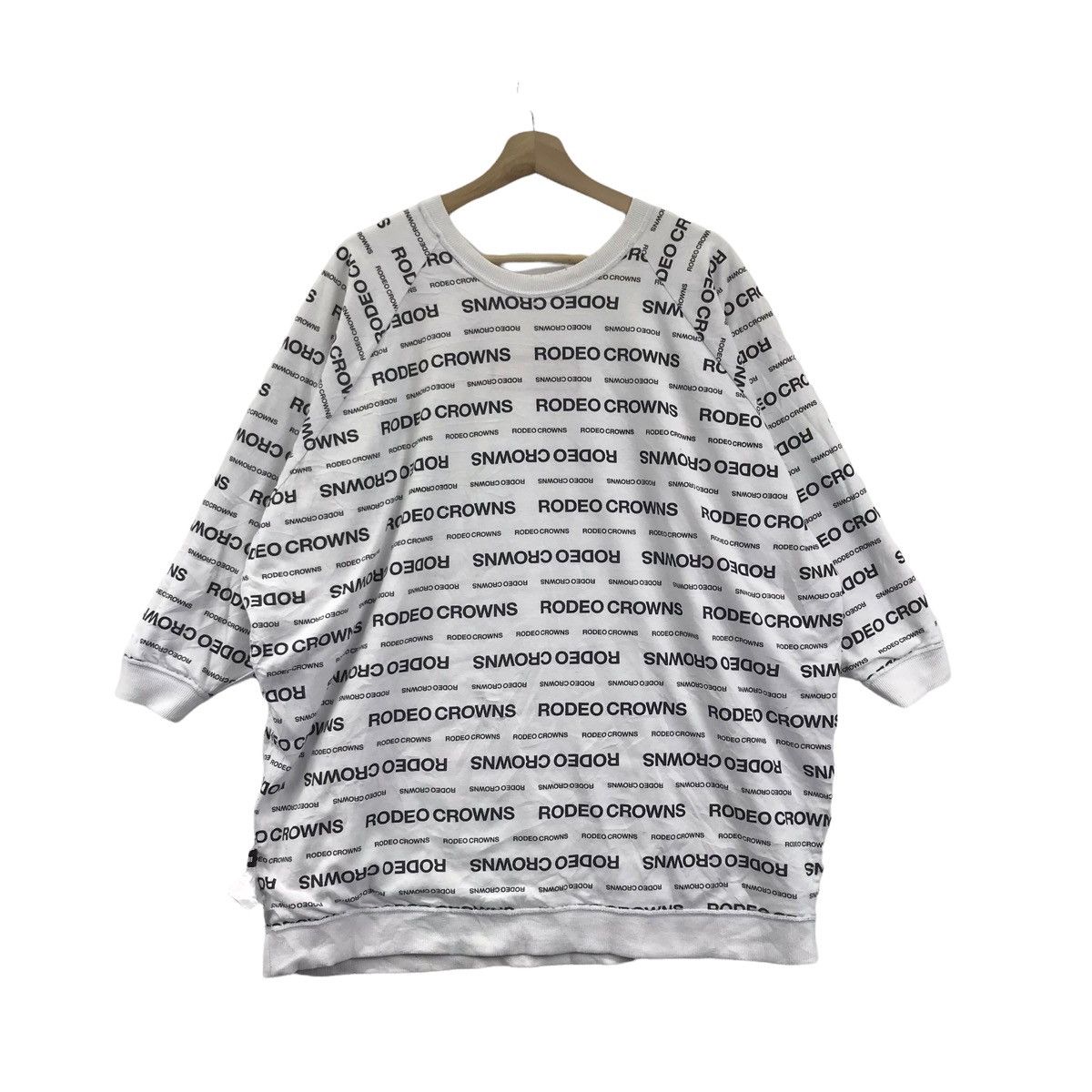 Other RODEO CROWN RCWB Overprint Reversible Oversize Sweatshirt Size US XXL / EU 58 / 5 - 1 Thumbnail