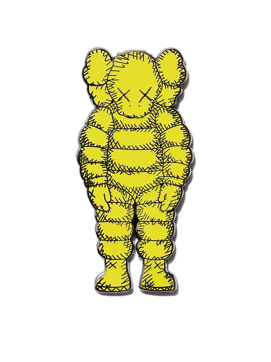 Kaws Pin WHAT PARTY (YELLOW) Size ONE SIZE - 3 Thumbnail