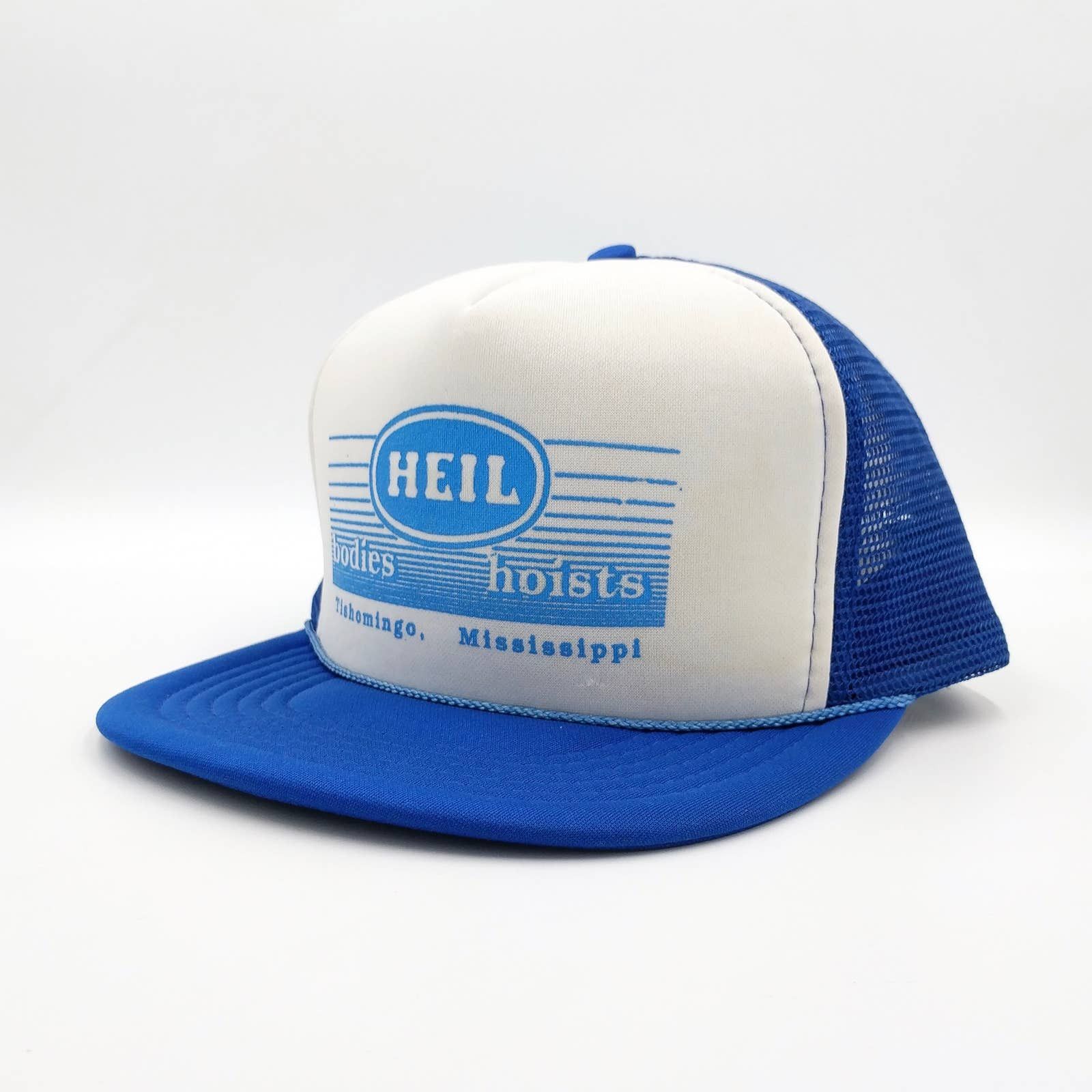 Vintage Vintage Heil Bodies Hoists Snapback Trucker Hat Mesh 90s Size ONE SIZE - 3 Thumbnail