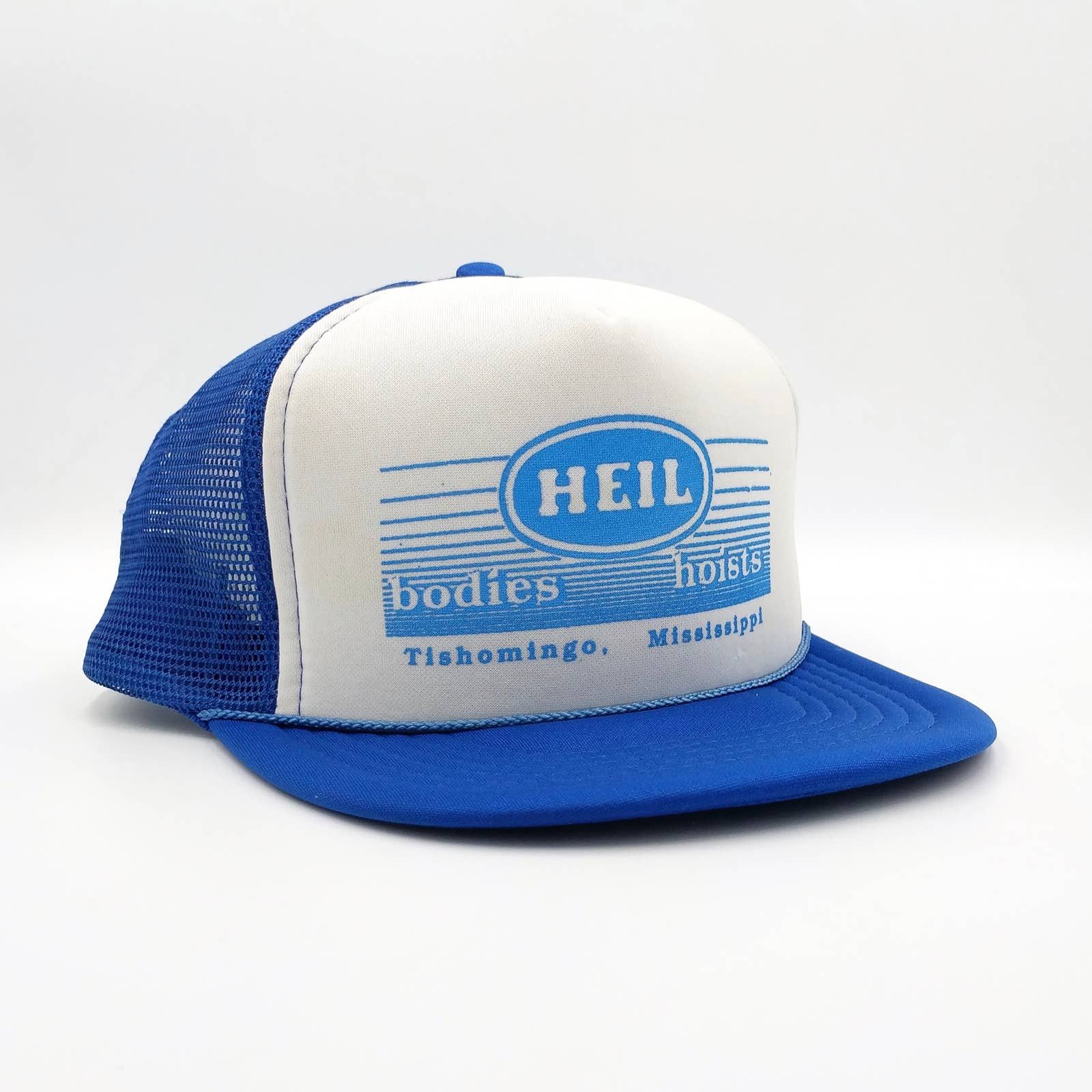 Vintage Vintage Heil Bodies Hoists Snapback Trucker Hat Mesh 90s Size ONE SIZE - 1 Thumbnail