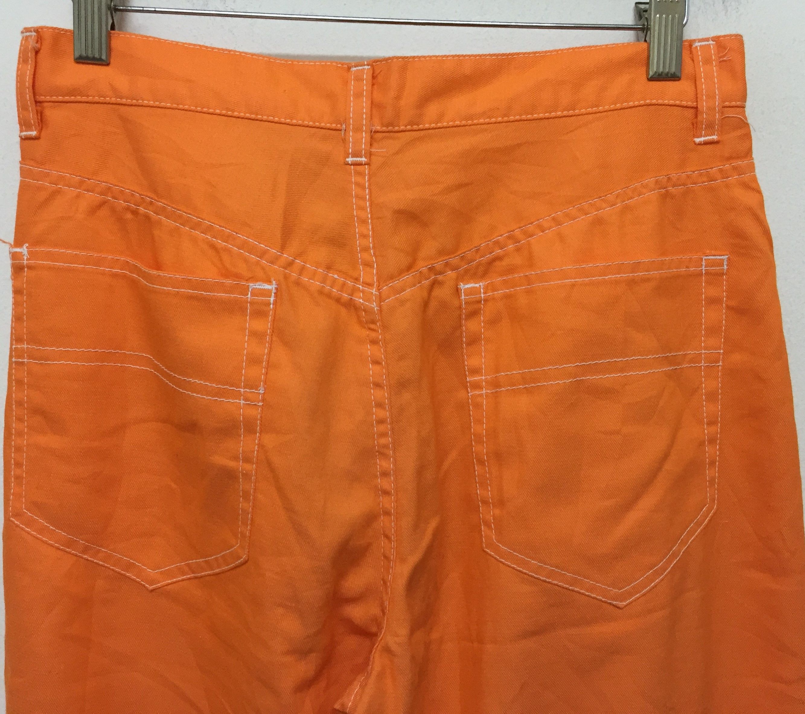 Comme des Garcons Unreleased 80's CDG Orange Sample contrast stitching pants Size 28" / US 6 / IT 42 - 6 Thumbnail