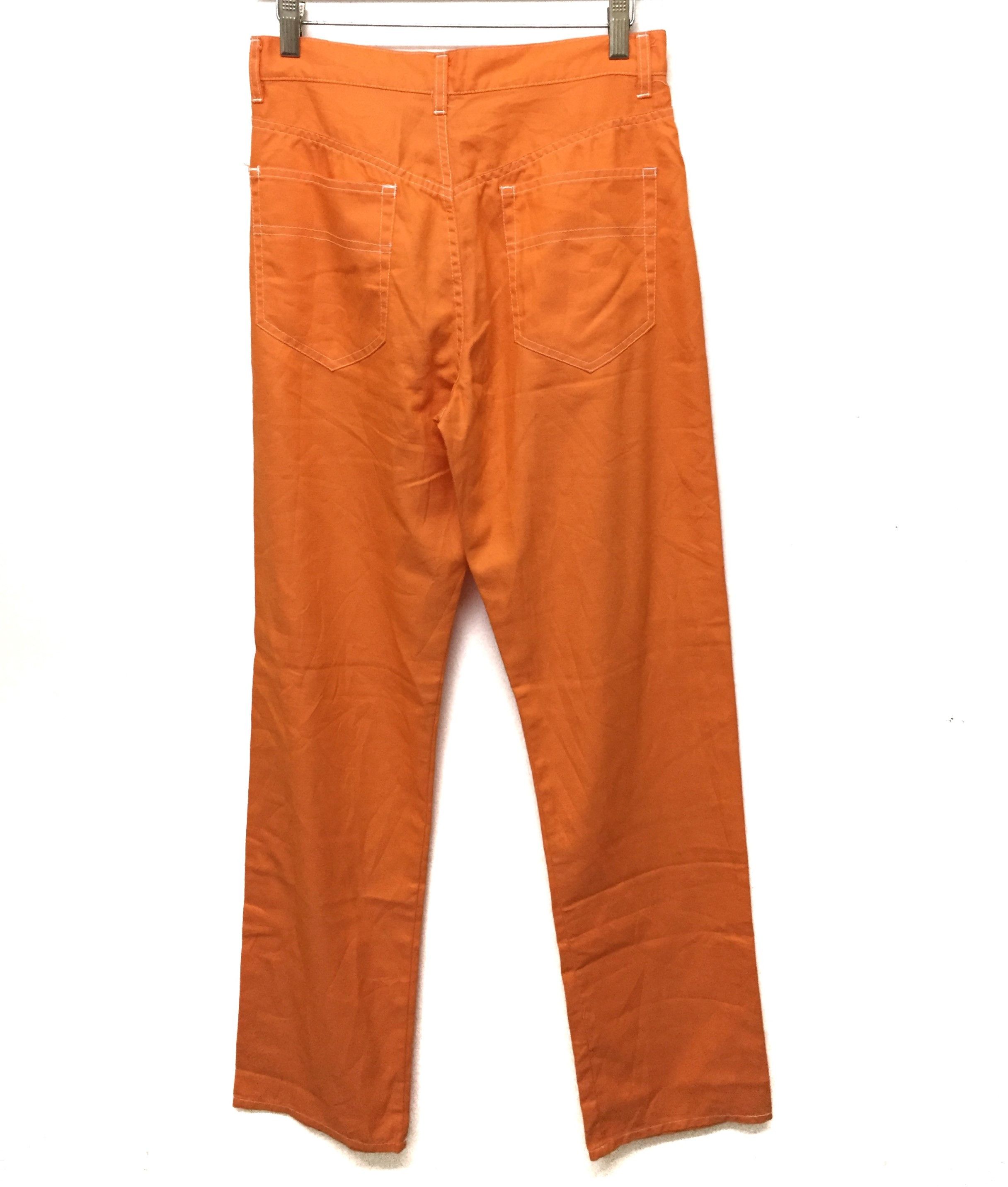Comme des Garcons Unreleased 80's CDG Orange Sample contrast stitching pants Size 28" / US 6 / IT 42 - 5 Thumbnail