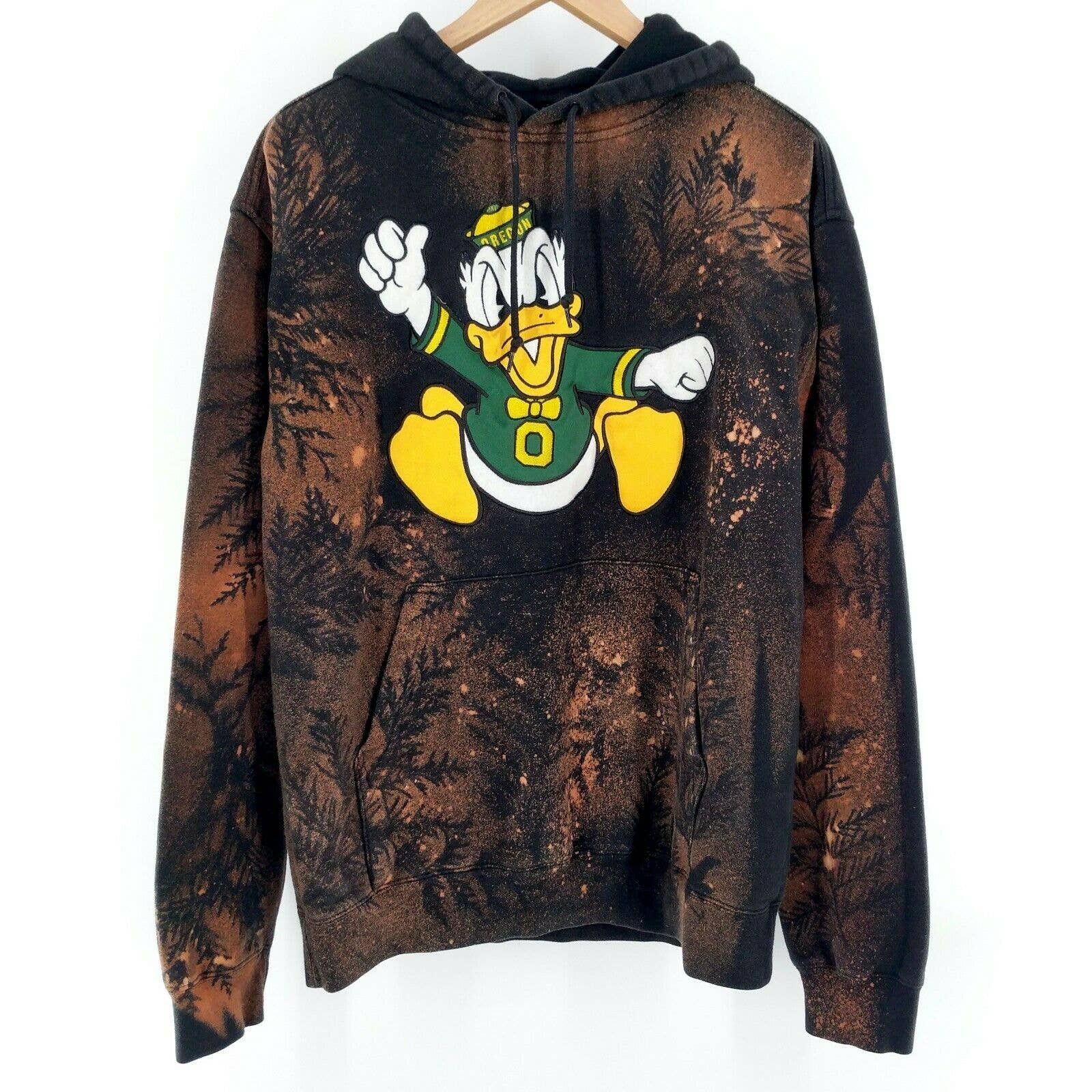 NCAA Vintage Oregon Ducks Custom Nature Print Hoodie Sweatshirt Size US M / EU 48-50 / 2 - 1 Thumbnail