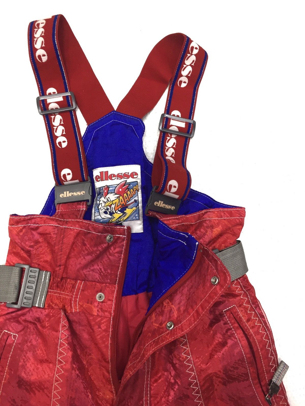 Ellesse × Vintage Vintage Ellesse”ZAAAP!” logo KFC Ski Overall REDS Size US 34 / EU 50 - 7 Thumbnail
