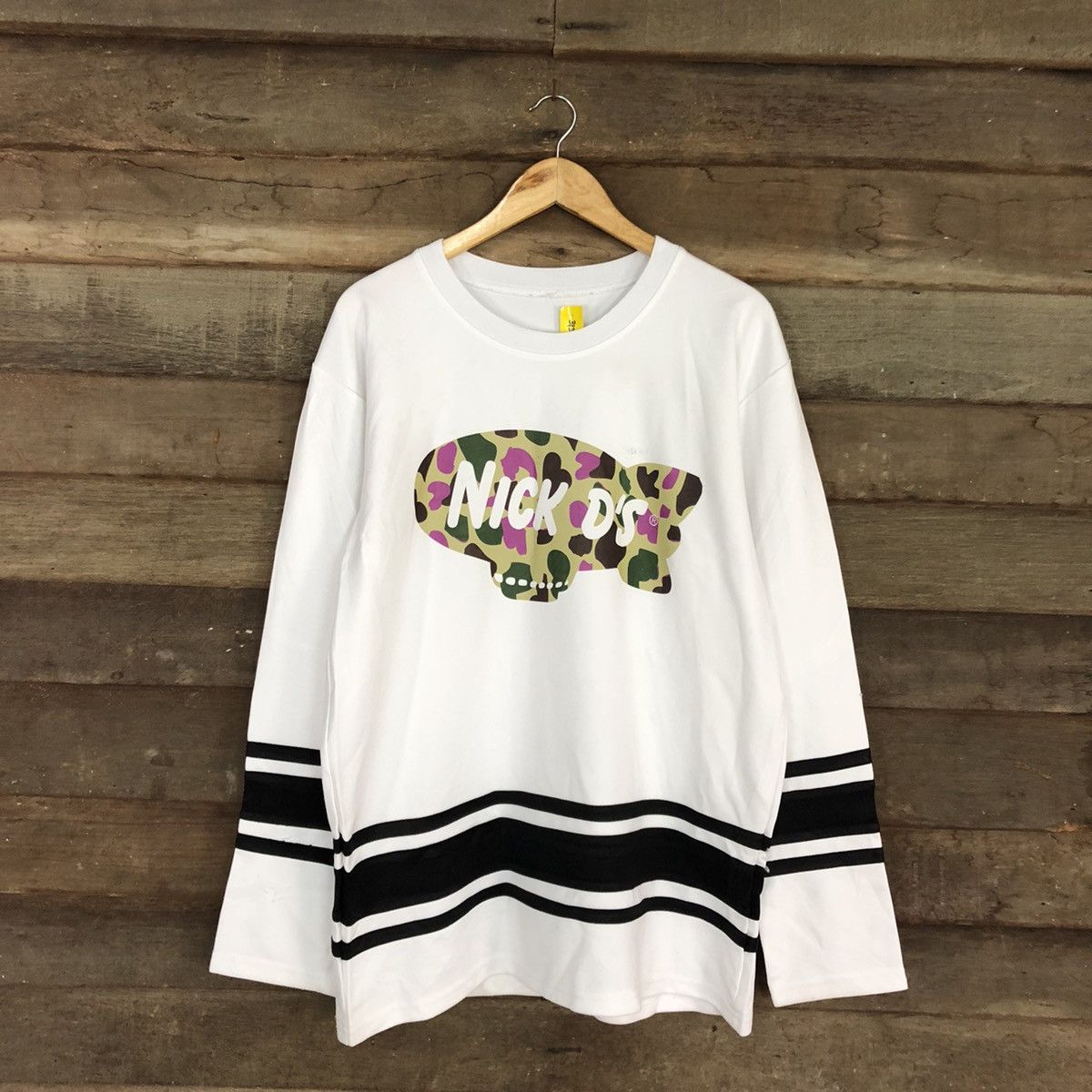 Cartoon Network × Japanese Brand Nick D’s White Jersey #3134 Size US L / EU 52-54 / 3 - 3 Thumbnail