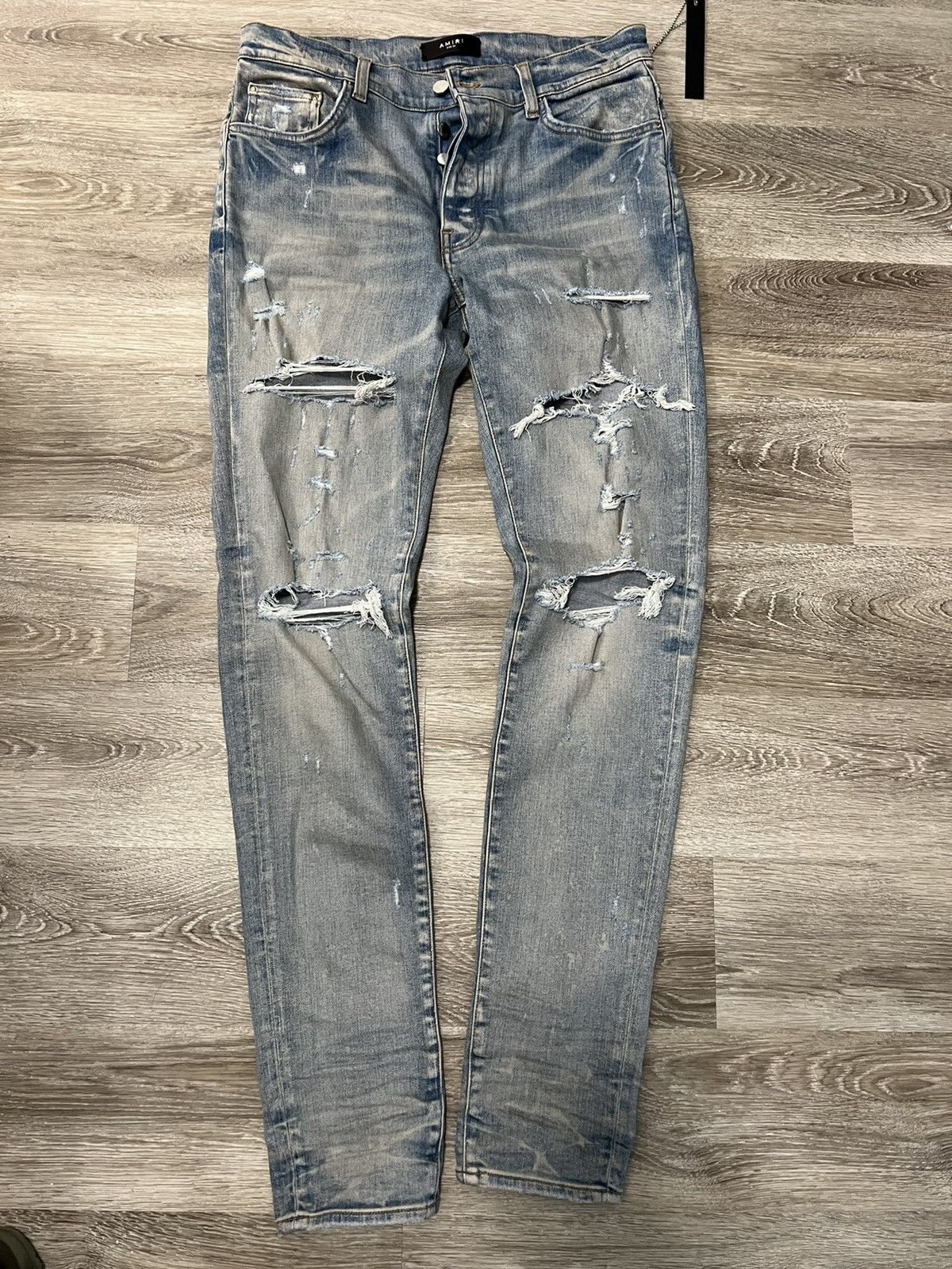 Amiri thrasher plus denim (size 33)