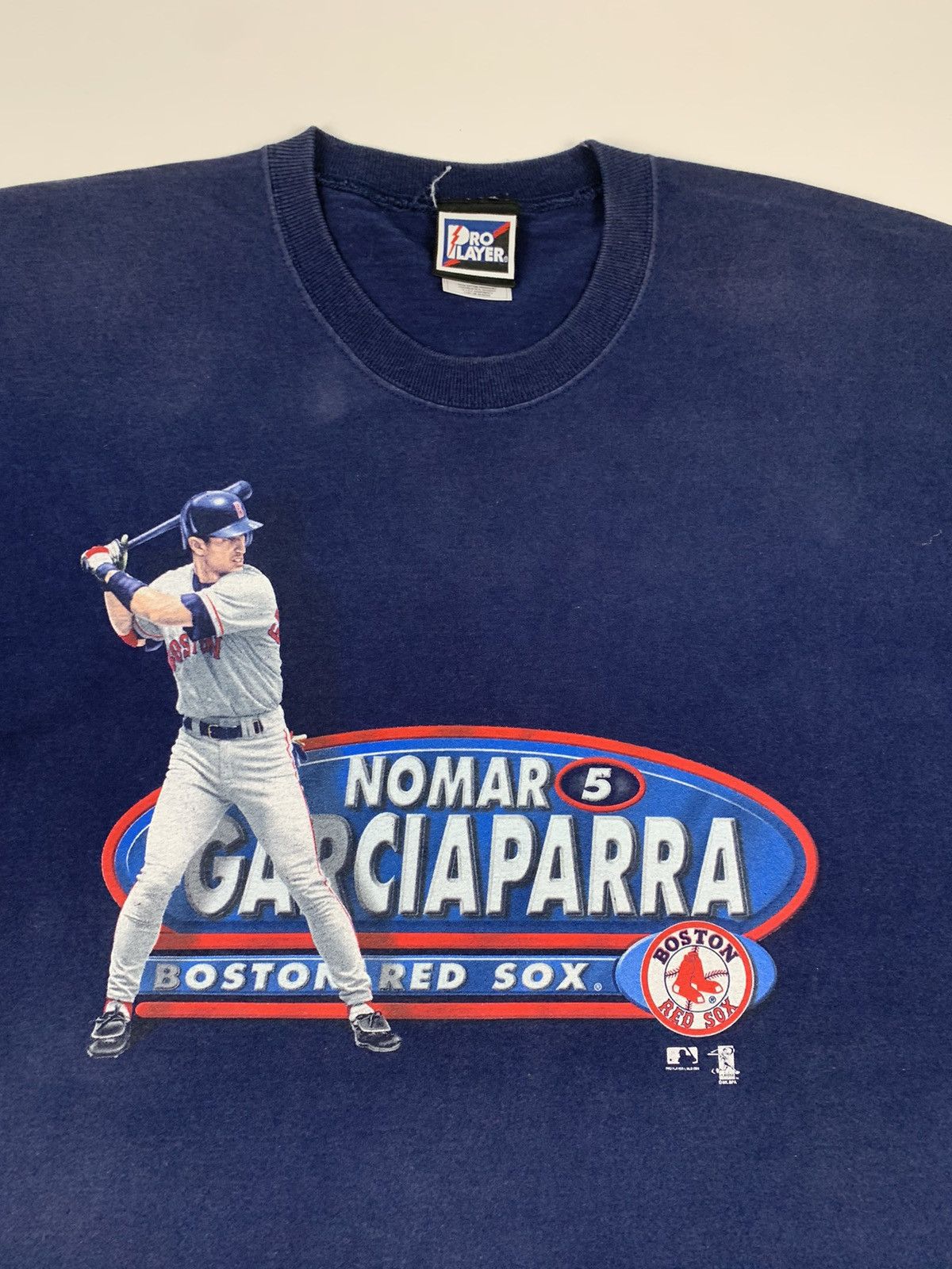 Boston Red Sox Shirt Vintage Tee Nomar Garciaparra Baseball