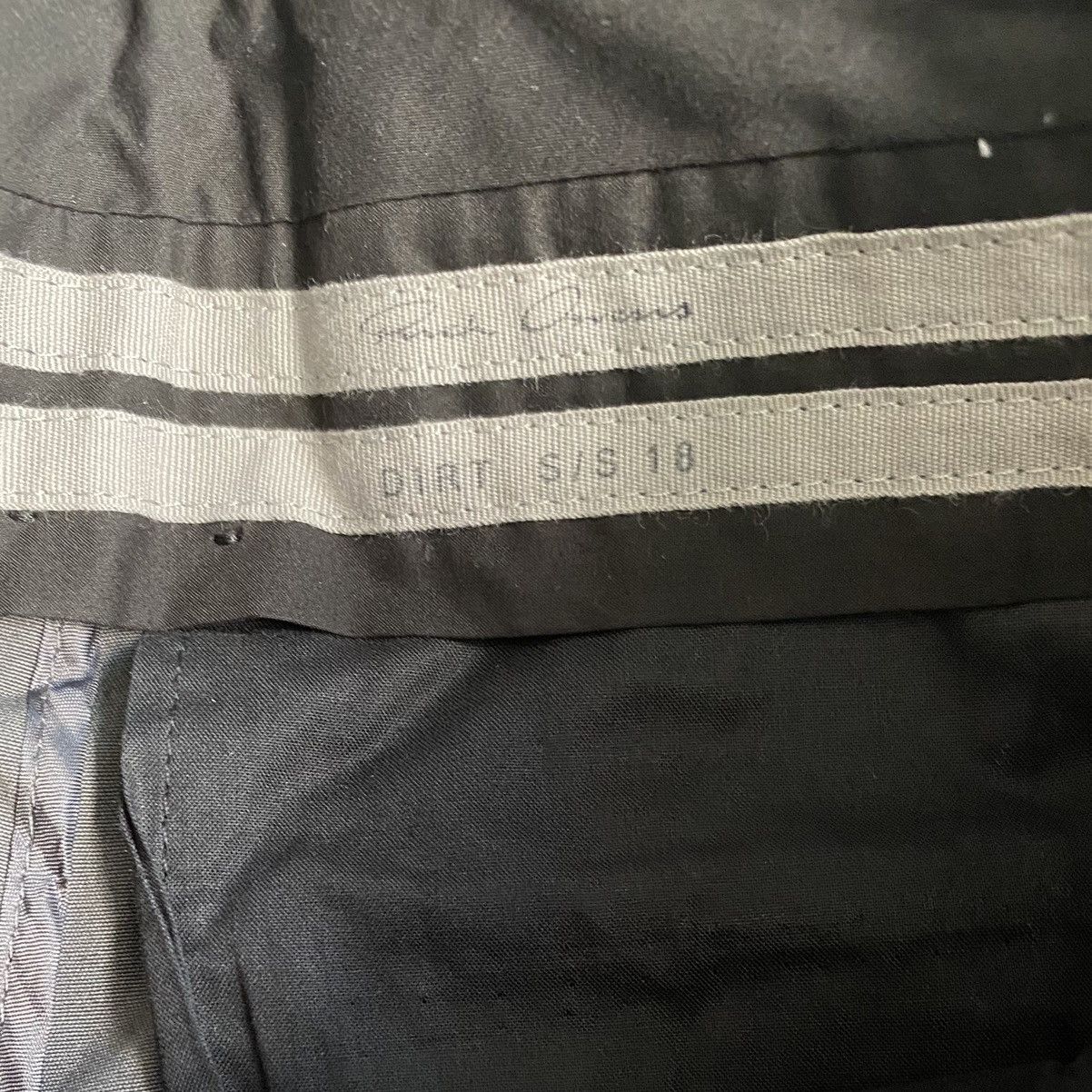 Rick Owens SS18 “Dirt” Iron Detroit Straight Leg Trousers Size US 32 / EU 48 - 3 Thumbnail