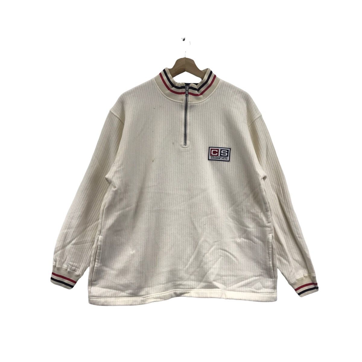 Vintage COLOURSPORT By ALEXANDER JULIAN Half Zipper Sweatshirt Size US L / EU 52-54 / 3 - 1 Thumbnail