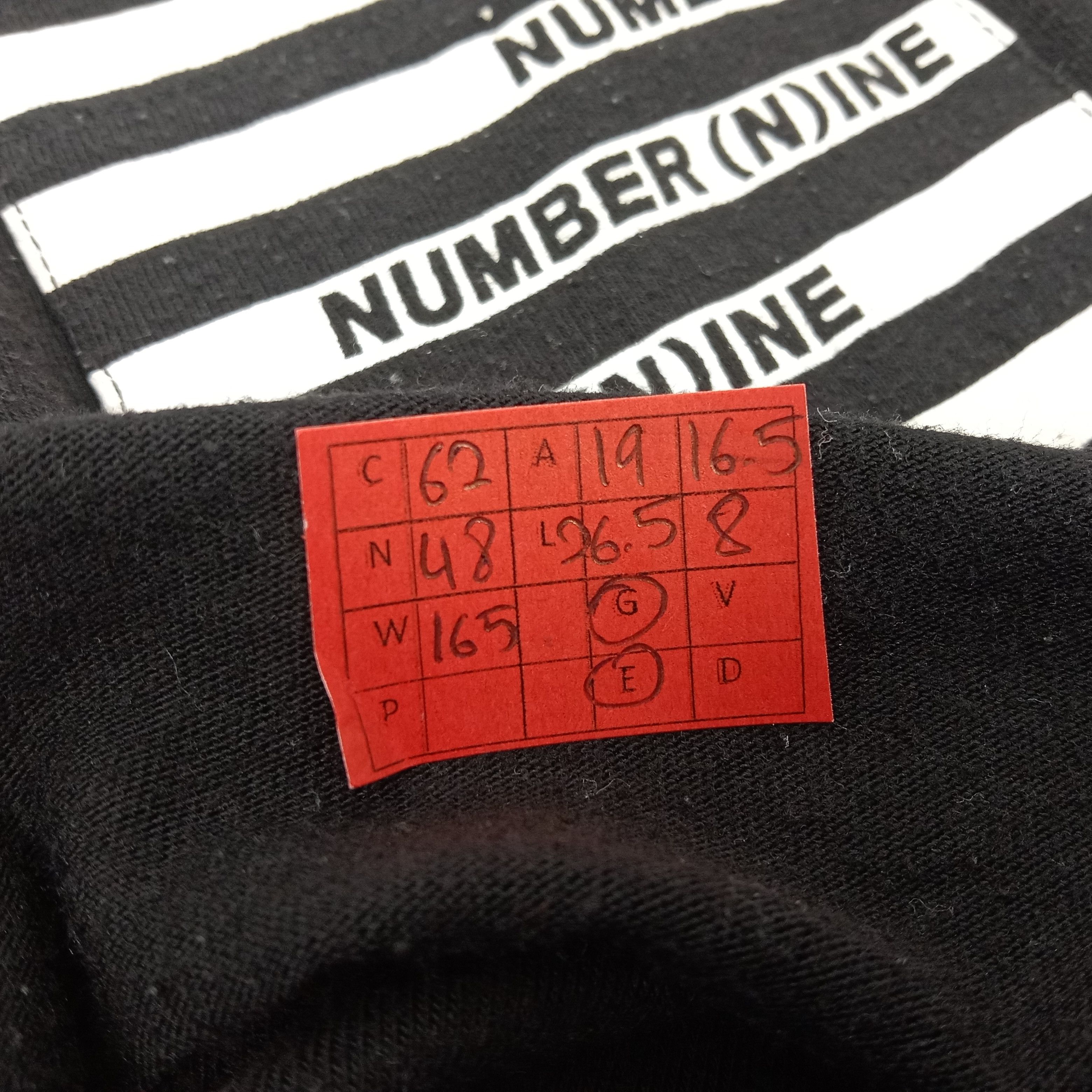 Japanese Brand Number Nine Japanese Brand Streetwear Style Tshirt Size US M / EU 48-50 / 2 - 8 Thumbnail